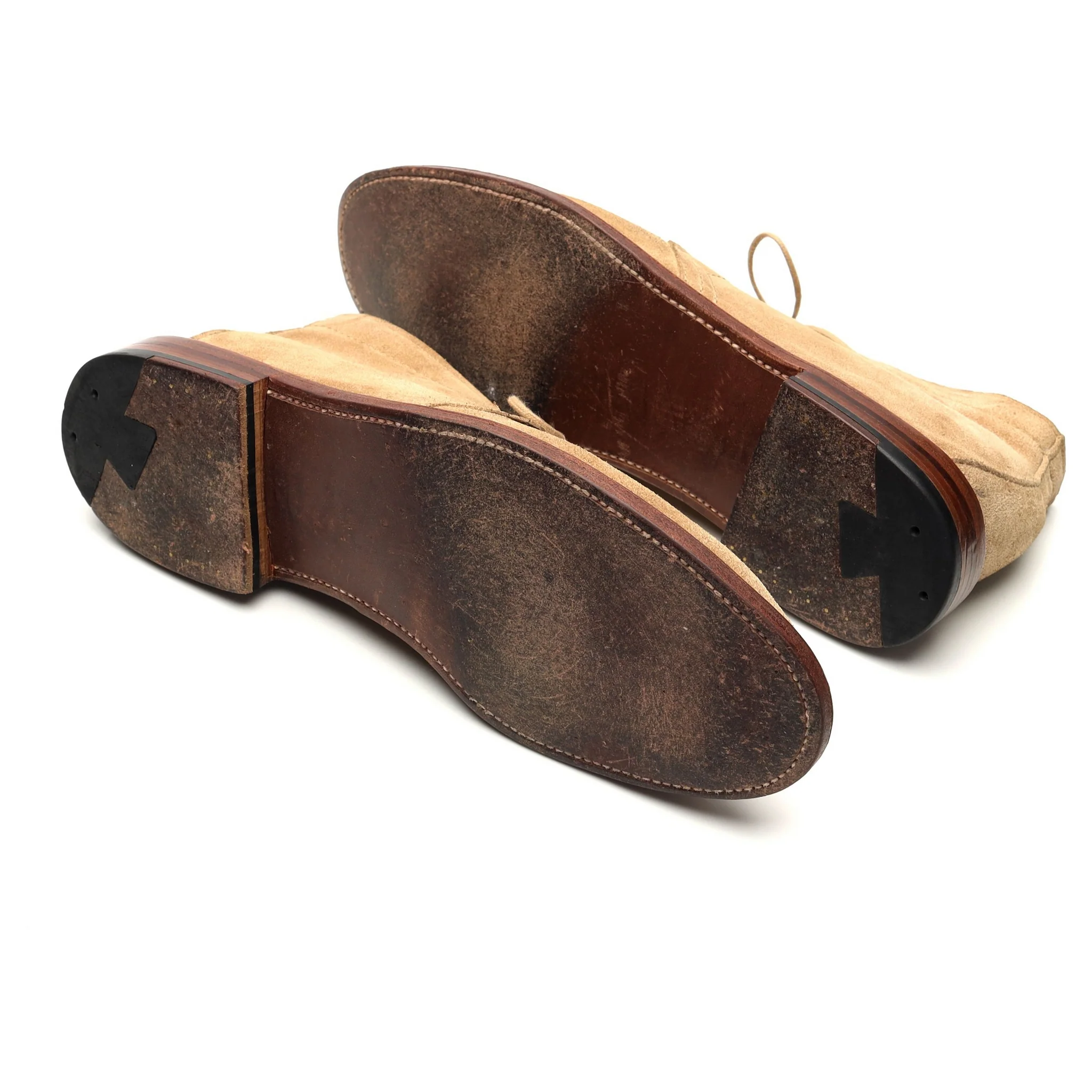 '1494' Sand Brown Suede Chukka Boots UK 8.5 US 9.5 - Image 5