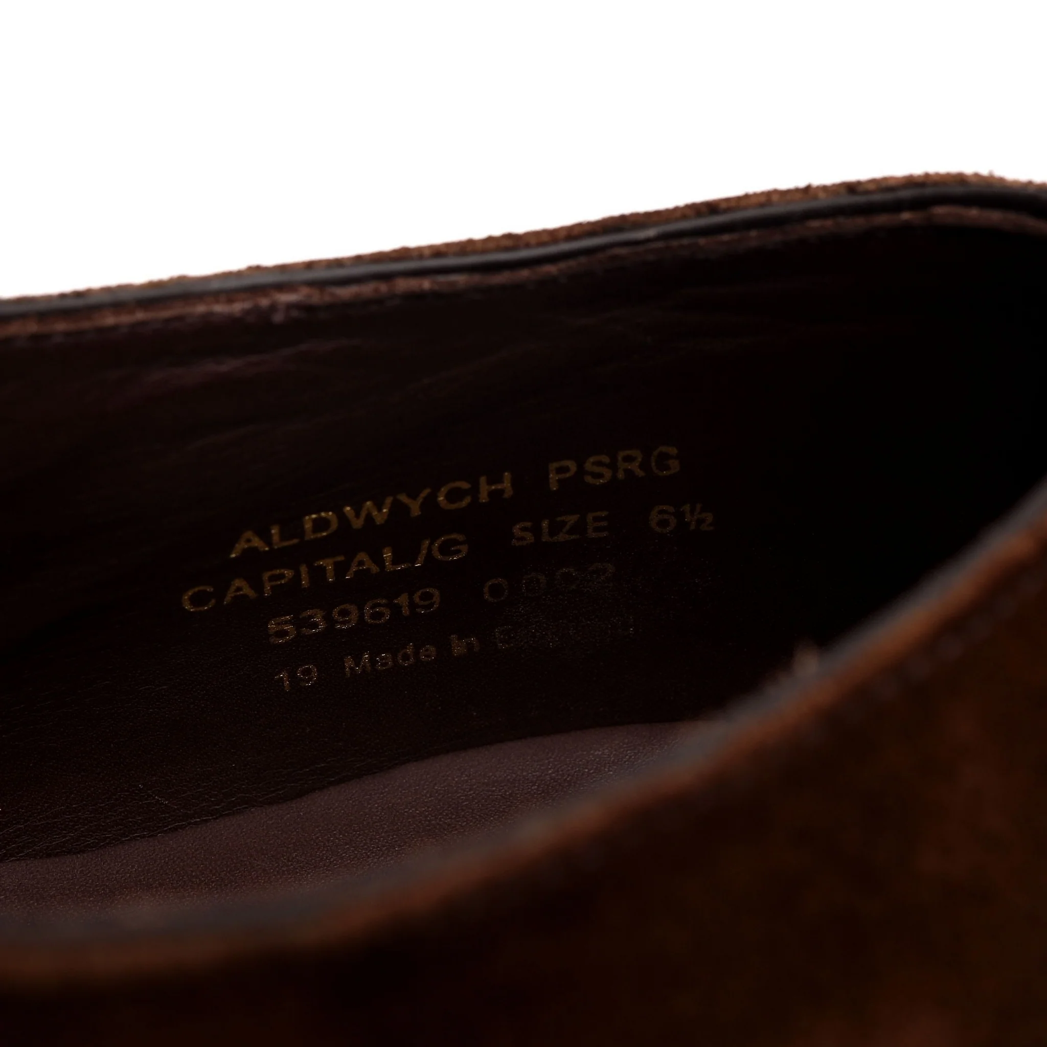 1880 'Aldwych' Brown Suede Oxford UK 6.5 G - Image 7