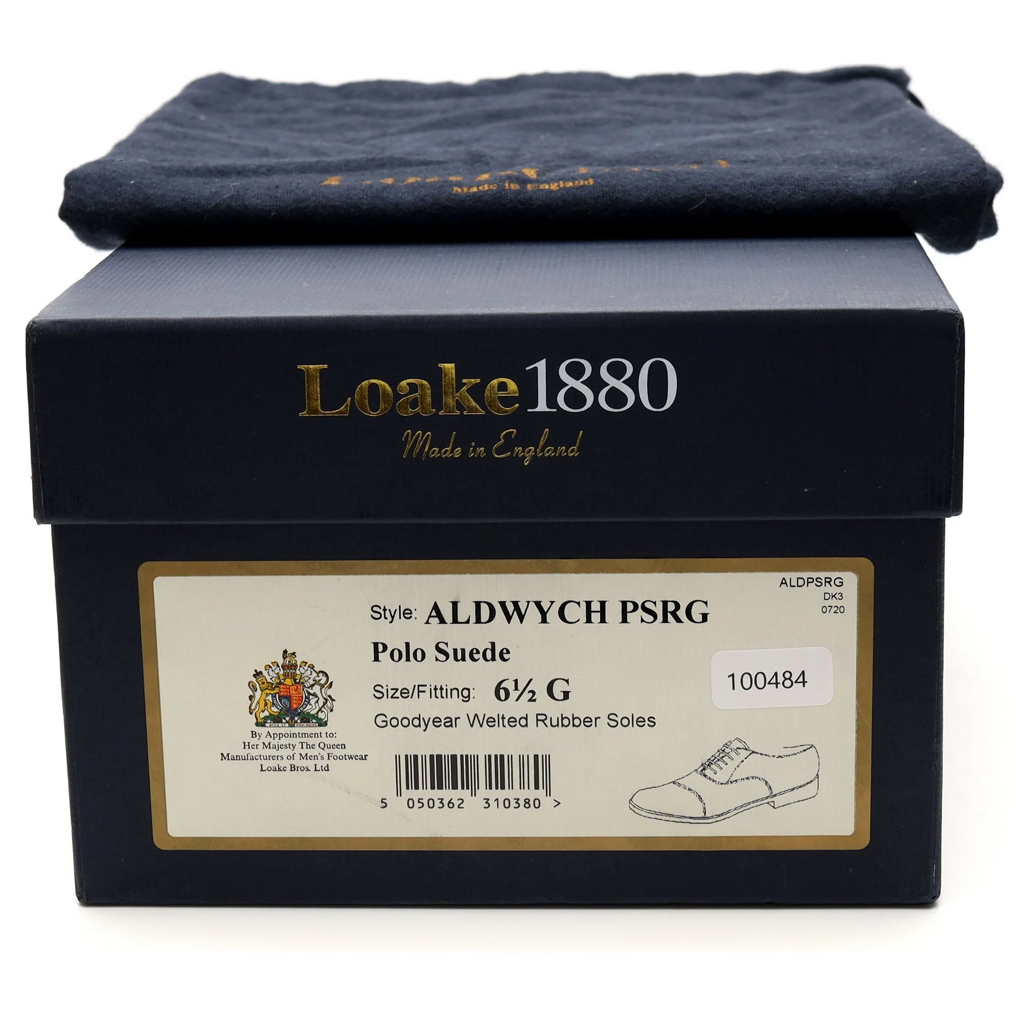 1880 'Aldwych' Brown Suede Oxford UK 6.5 G - Image 8