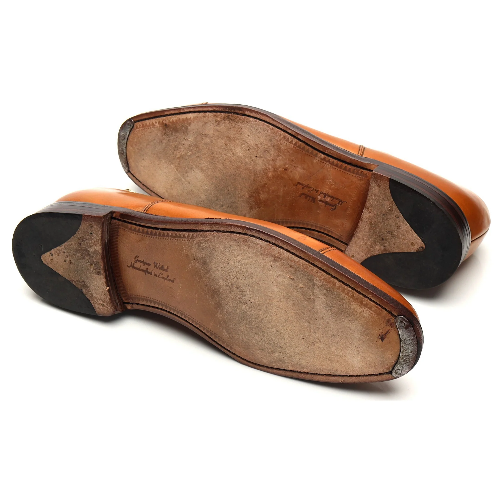 1880 'Aldwych' Tan Brown Leather Oxford UK 8.5 F - Image 6