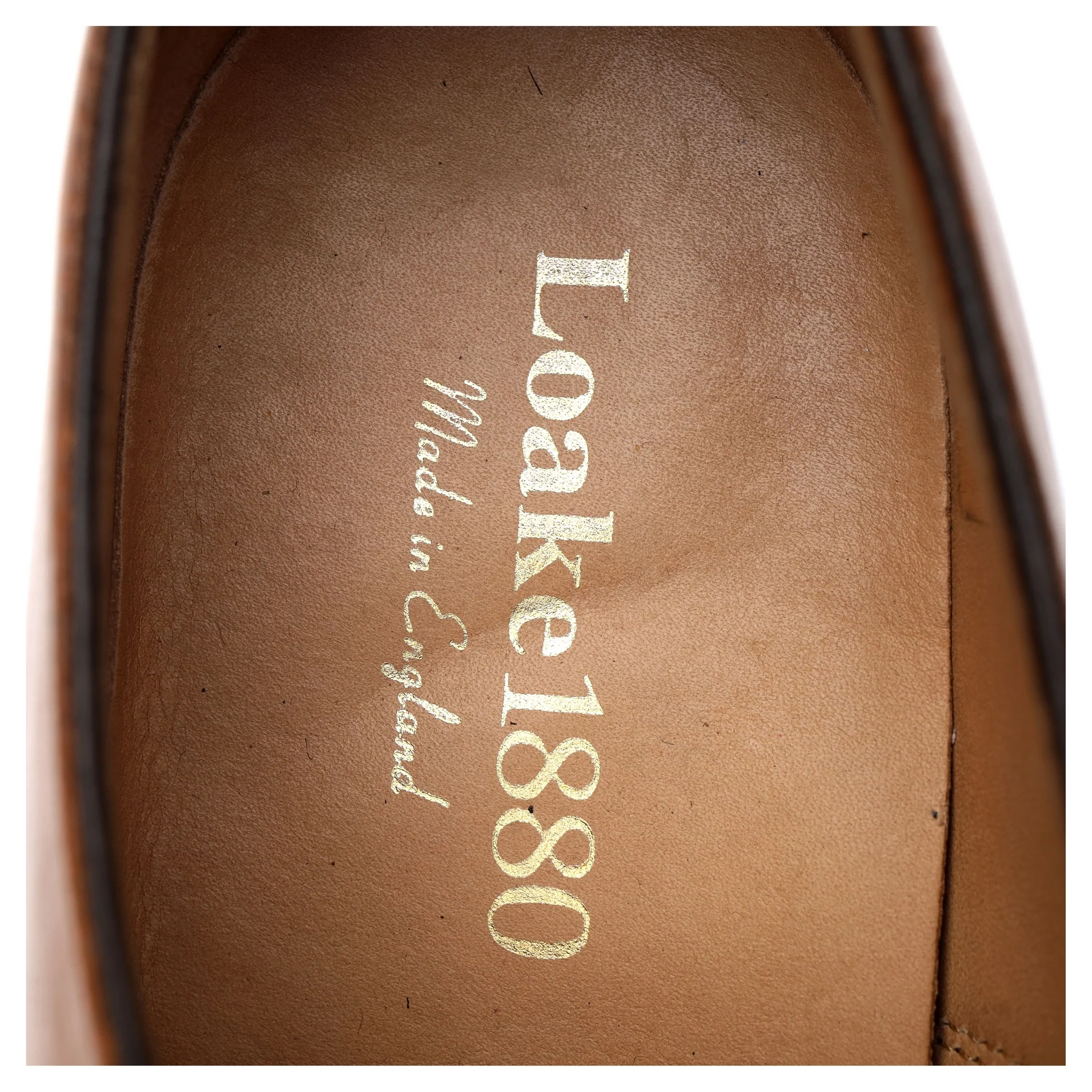 1880 'Aldwych' Tan Brown Leather Oxford UK 8.5 F - Image 7