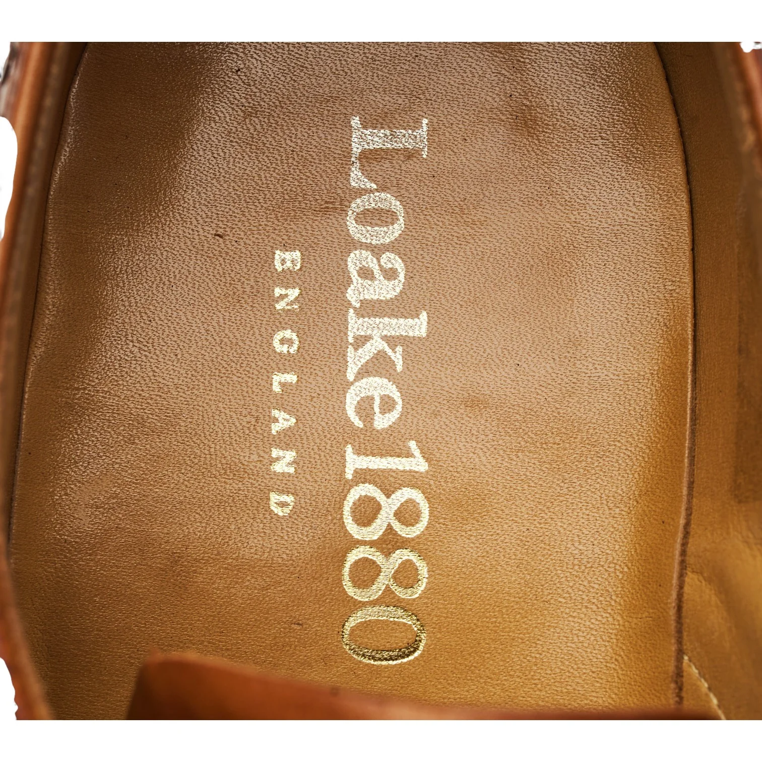 1880 'Chester 2' Tan Brown Leather Derby Brogues UK 7 F - Image 6