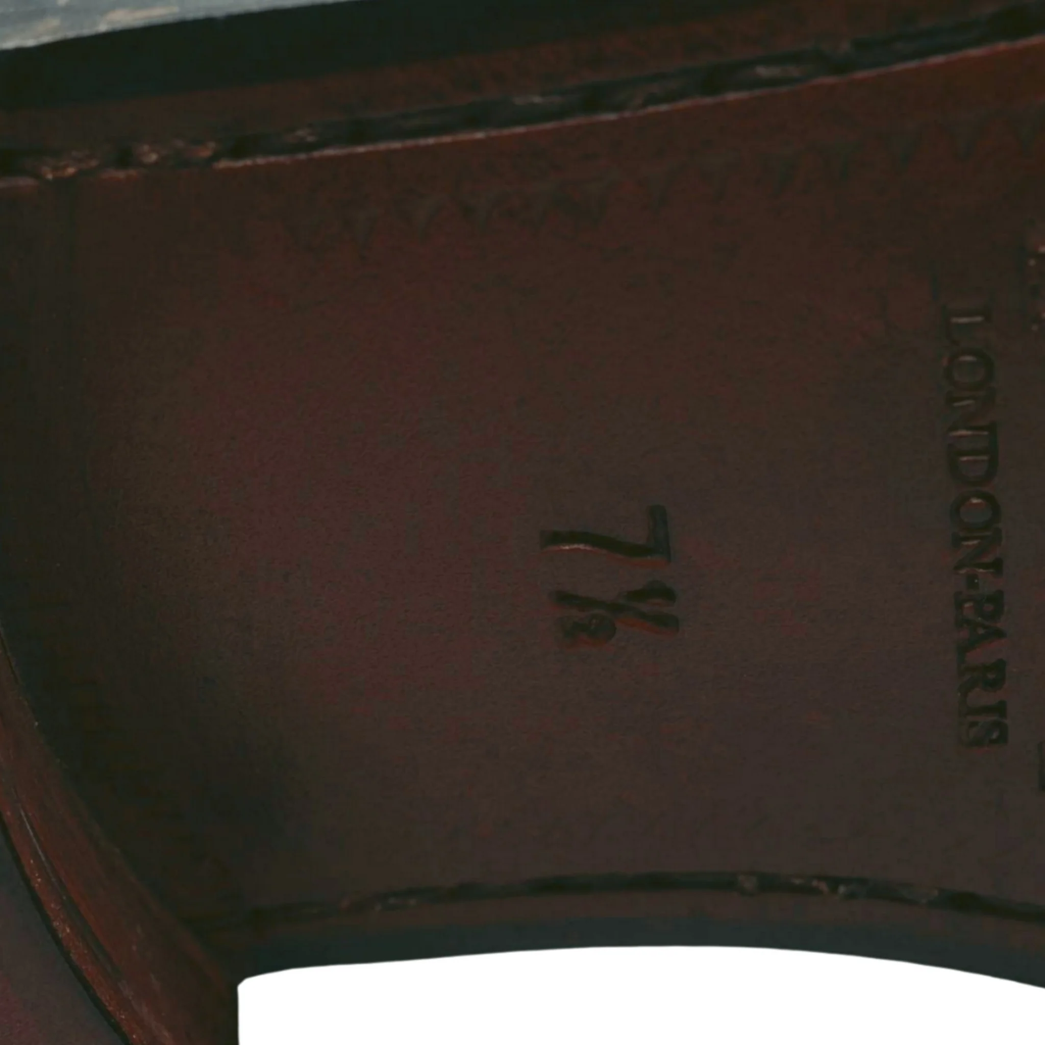 'Chicago' Black and White Leather Oxford Brogue UK 7.5 - Image 7