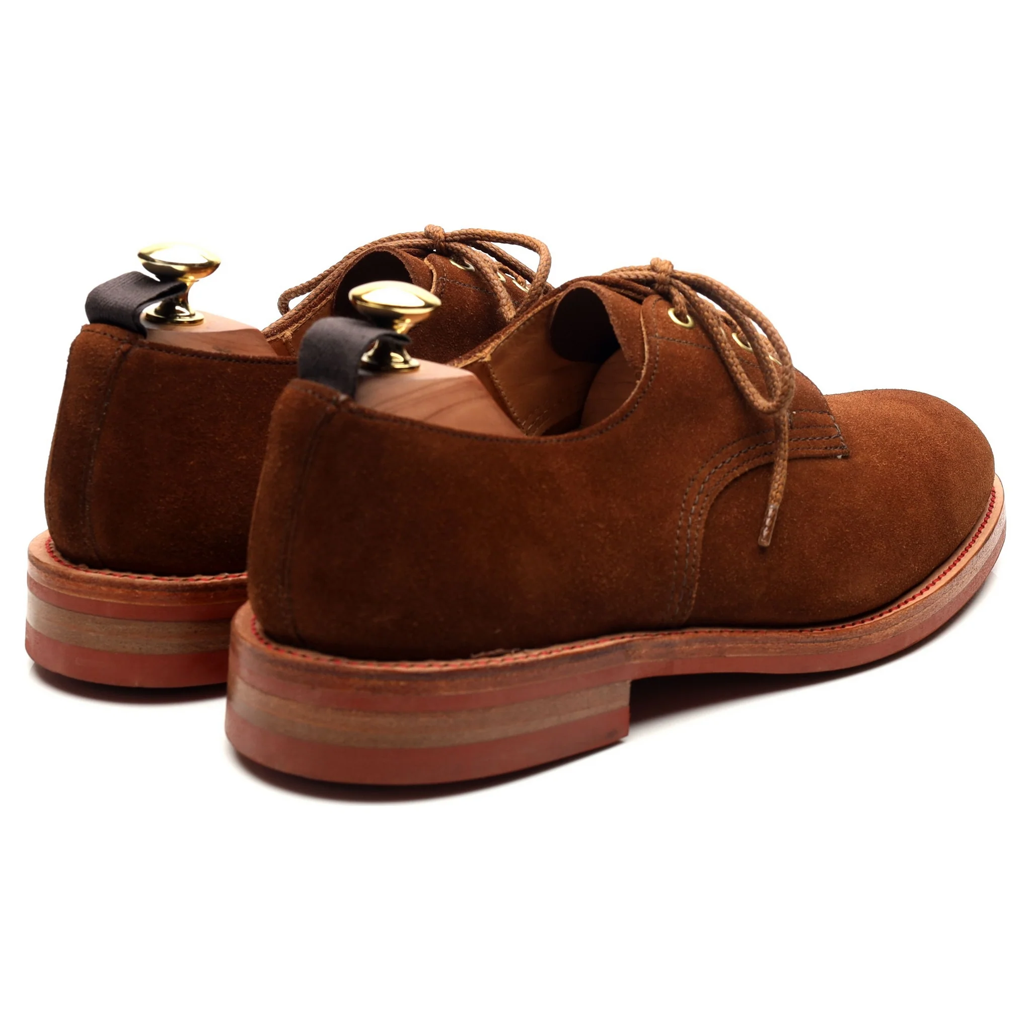 '7840' Snuff Brown Suede Derby UK 8 - Image 5