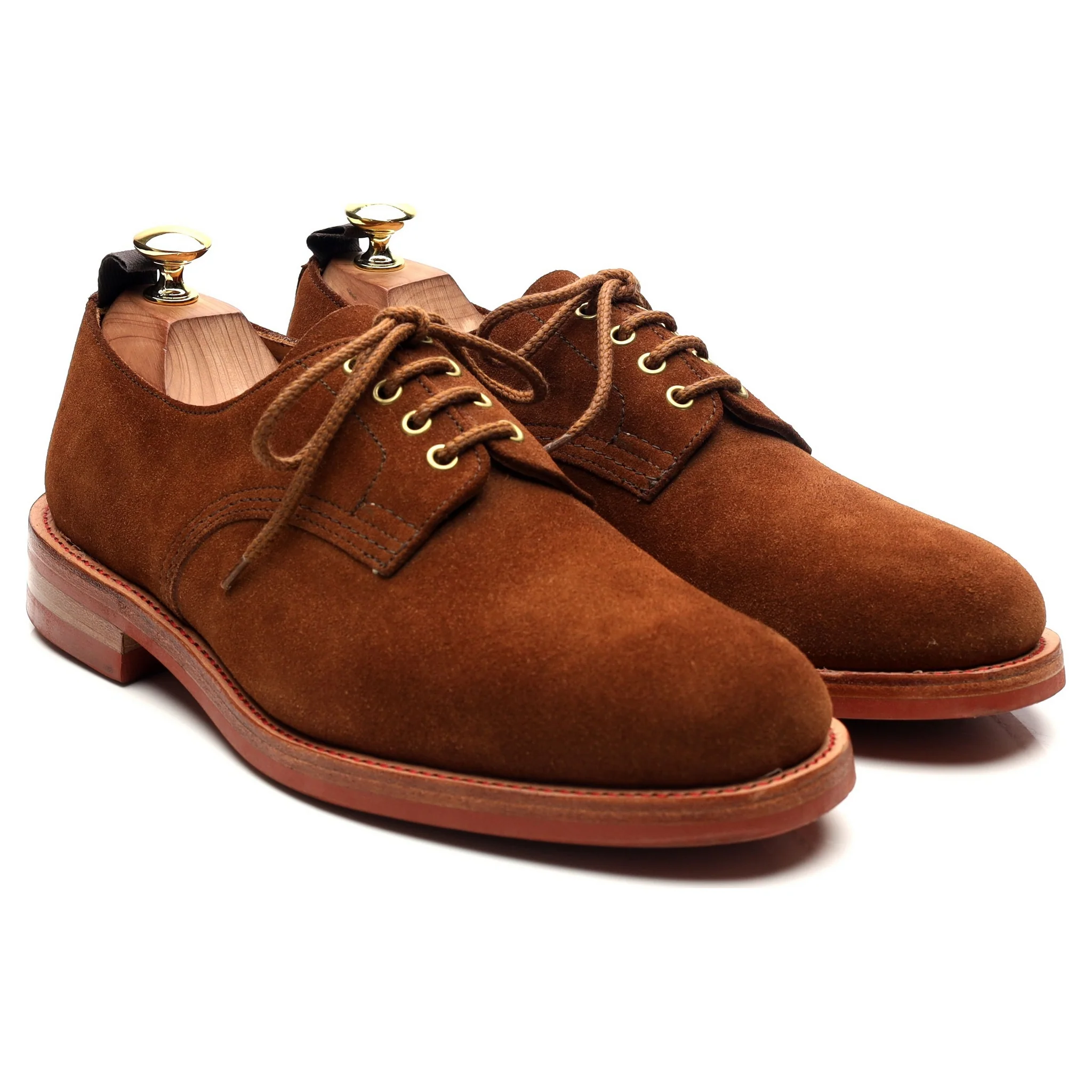 '7840' Snuff Brown Suede Derby UK 8 - Image 7