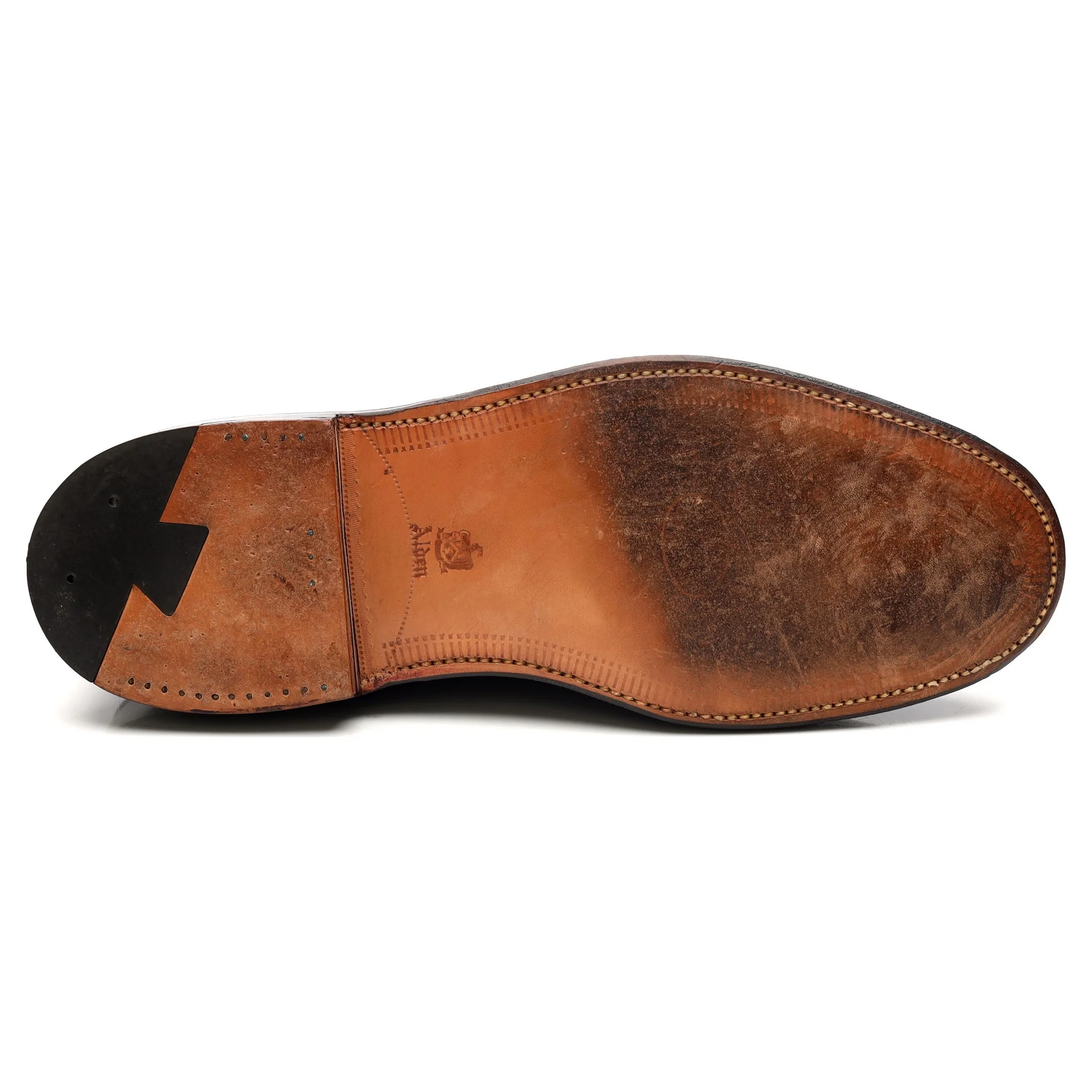 '990' Burgundy Cordovan Leather Derby UK 8 US 8.5 - Image 12