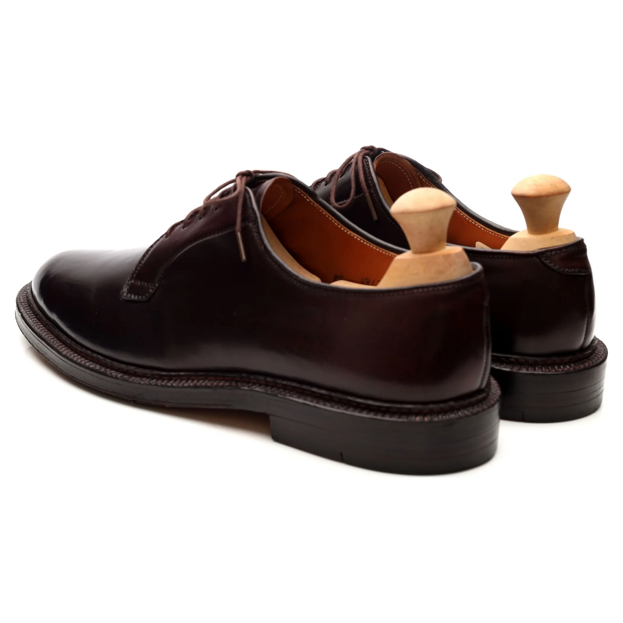 '990' Burgundy Cordovan Leather Derby UK 8 US 8.5 - Image 3