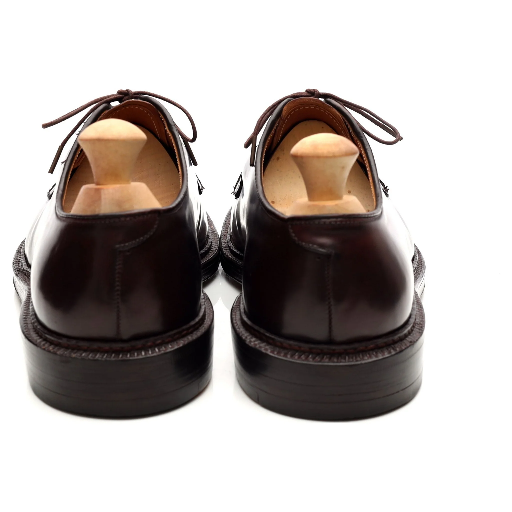 '990' Burgundy Cordovan Leather Derby UK 8 US 8.5 - Image 4