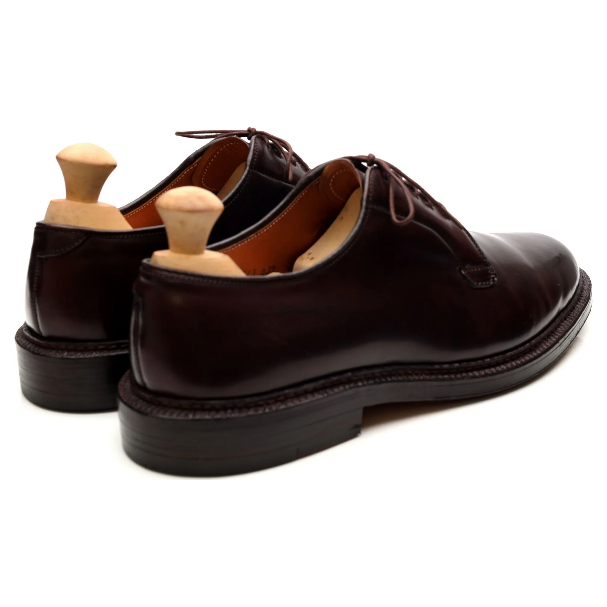 '990' Burgundy Cordovan Leather Derby UK 8 US 8.5 - Image 5