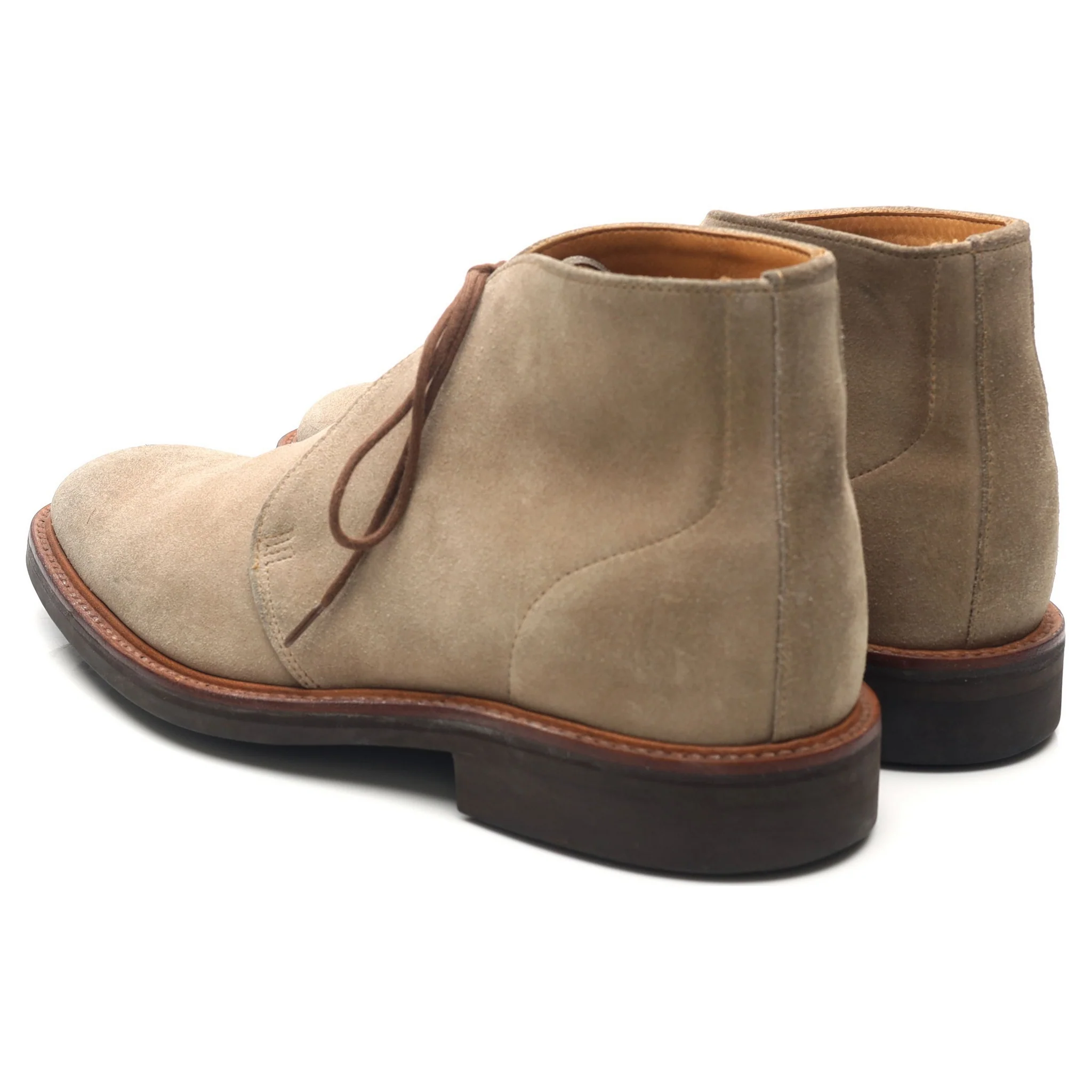Stone Suede Chukka Boots UK 7 F - Image 3