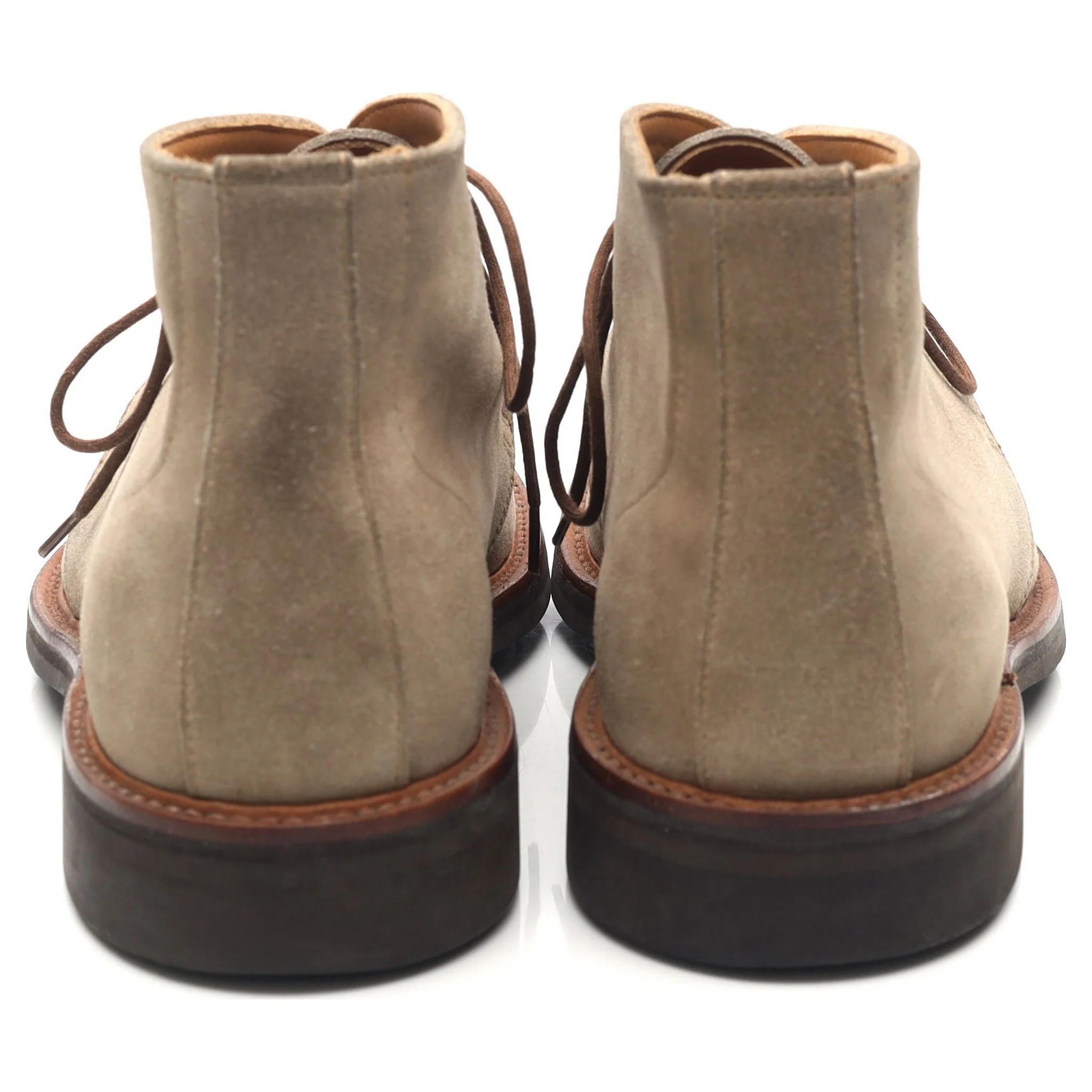 Stone Suede Chukka Boots UK 7 F - Image 4
