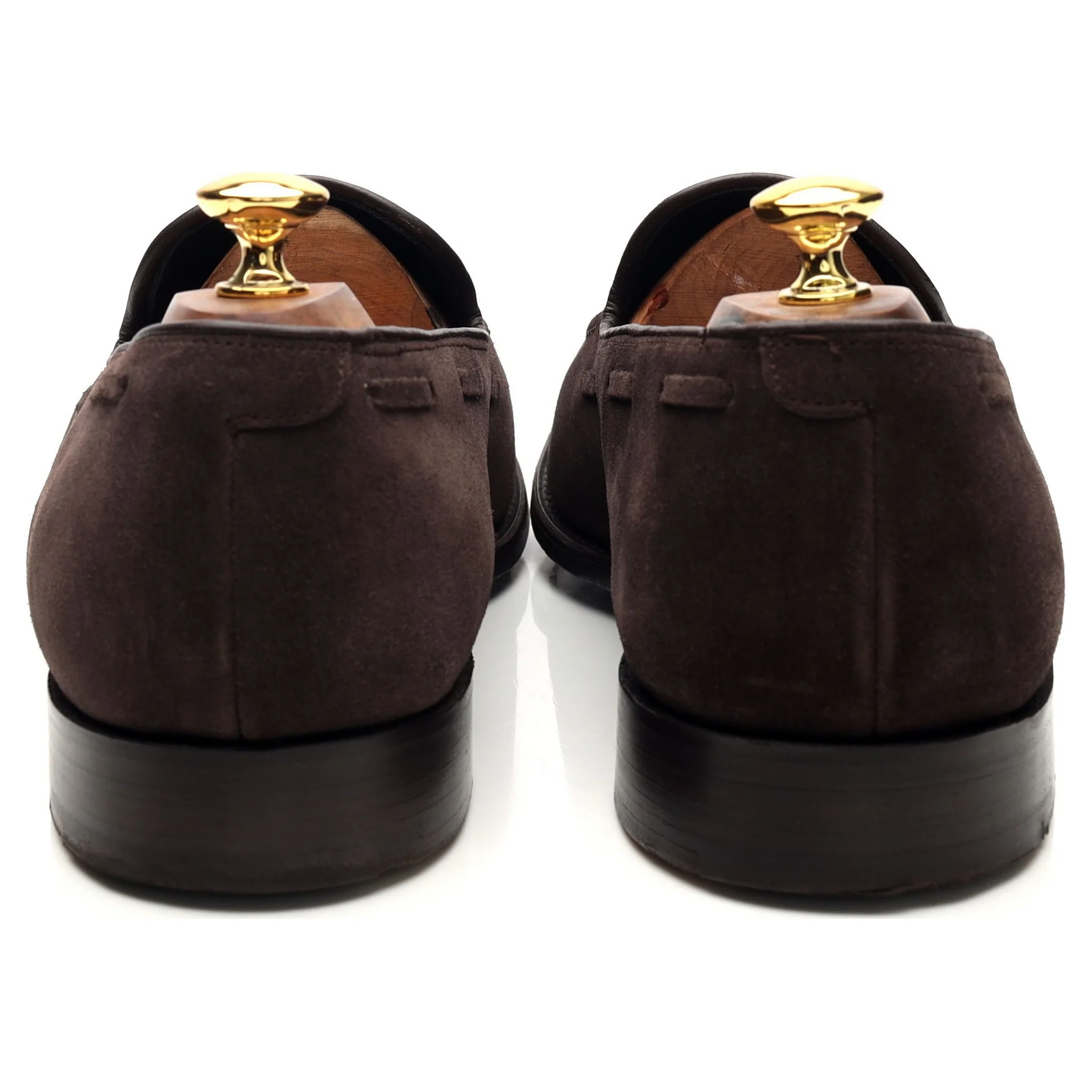 'Battersea' Brown Suede Loafers UK 11 F - Image 4