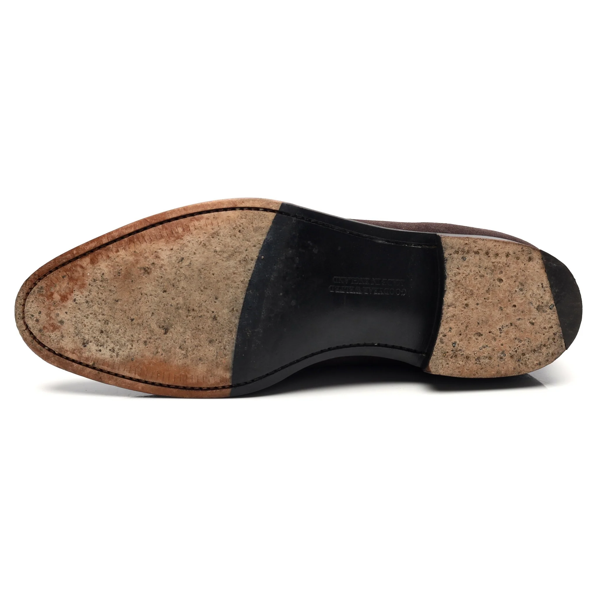 'Battersea' Brown Suede Loafers UK 11 F - Image 6