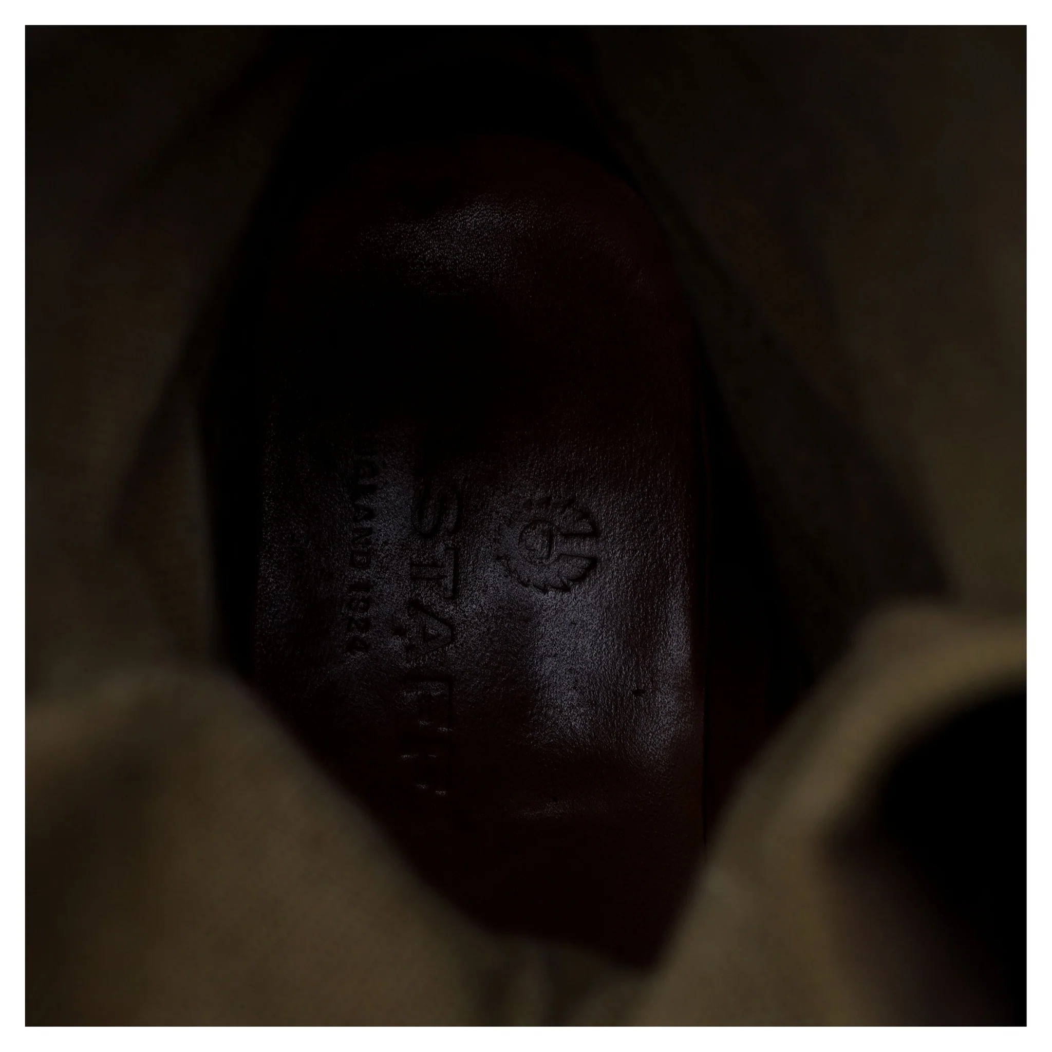 'Trooper' Black Leather Combat Boots UK 10 - Image 12