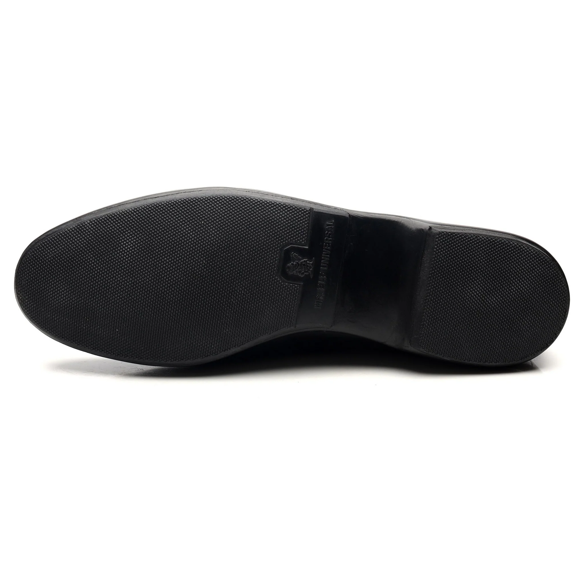'Mr. Casual' Black Leather Slip On Belgian Loafers UK 10 US 11 - Image 10