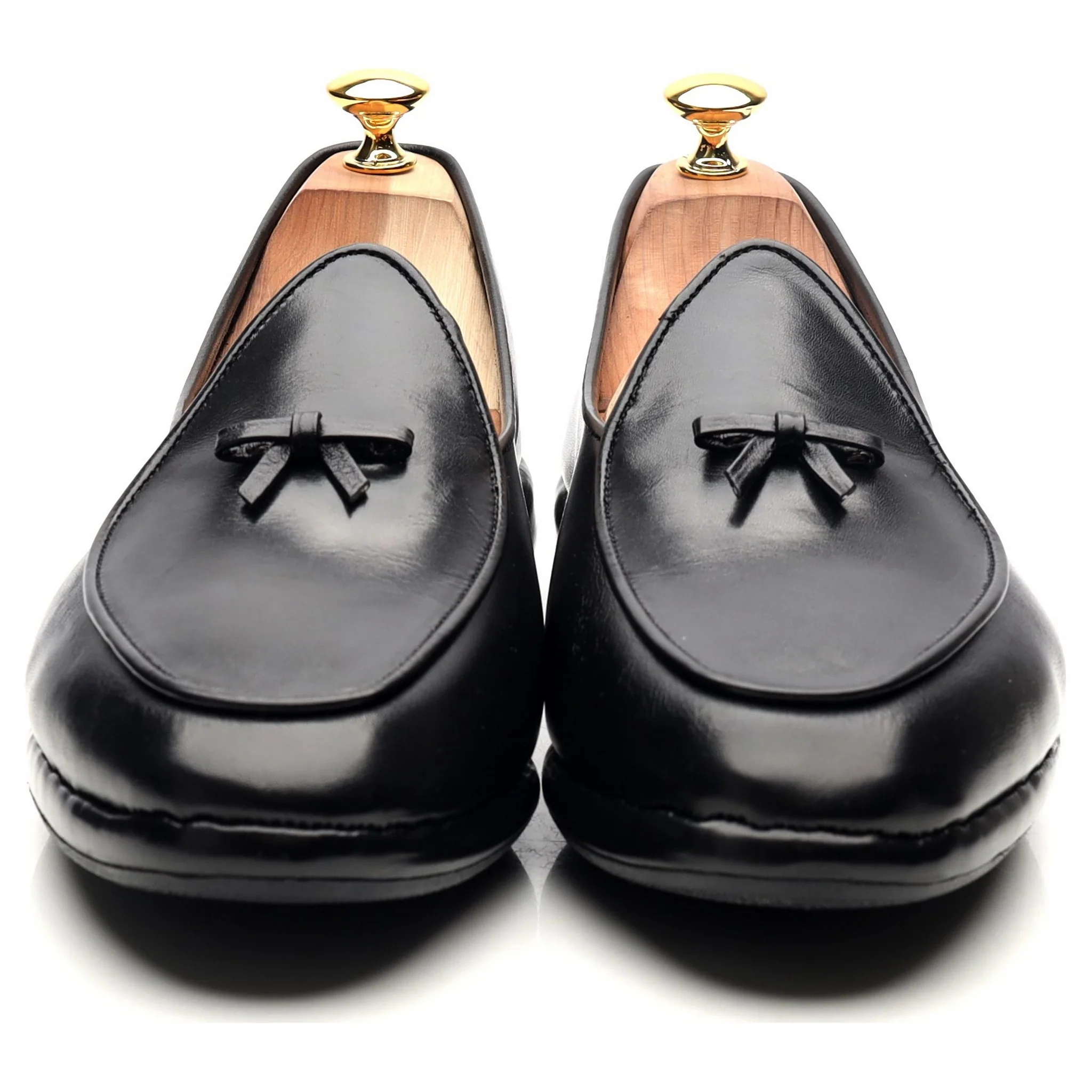 'Mr. Casual' Black Leather Slip On Belgian Loafers UK 10 US 11 - Image 8