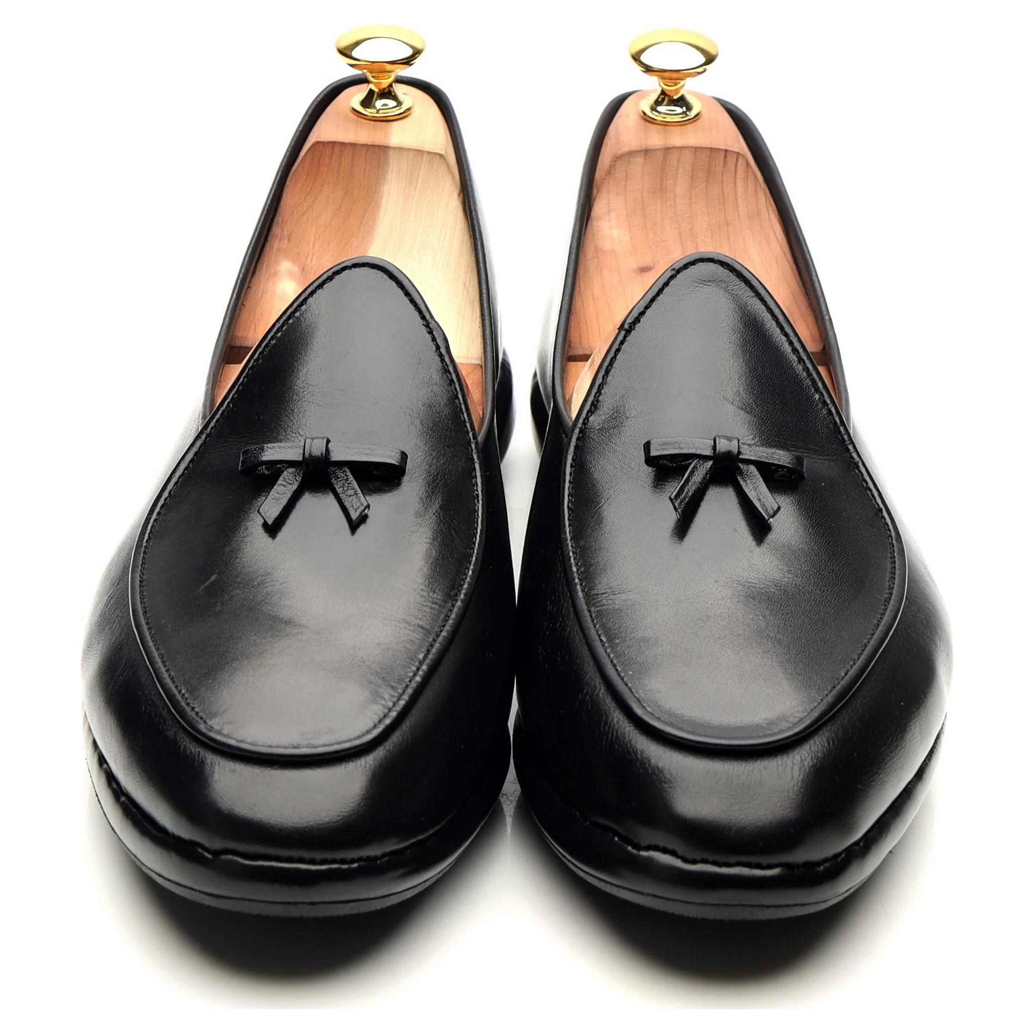 'Mr. Casual' Black Leather Slip On Belgian Loafers UK 10 US 11 - Image 9