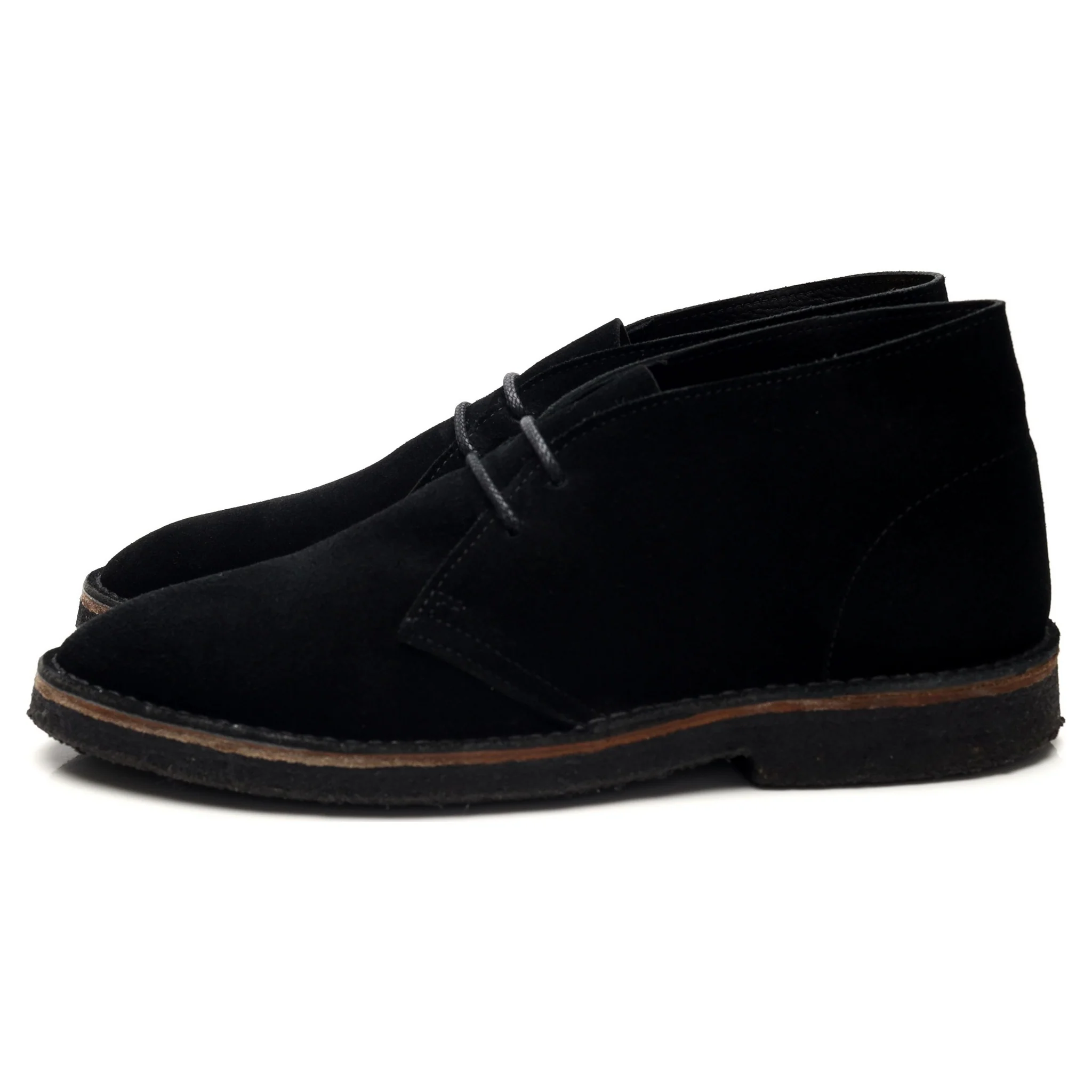 Black Suede Chukka Boots UK 7.5 - Image 3