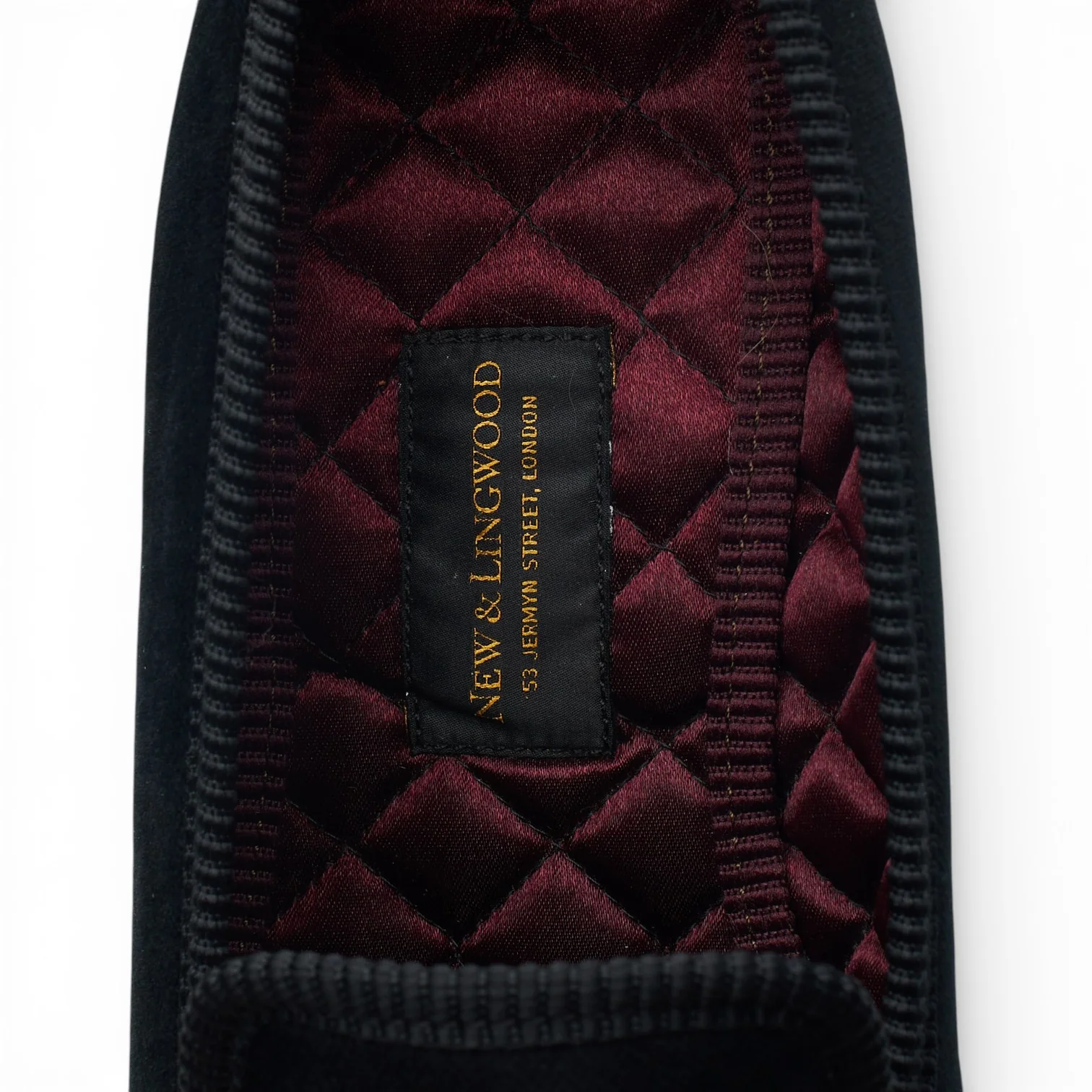 'Albert' Black Velvet Slippers UK 7.5 - Image 6