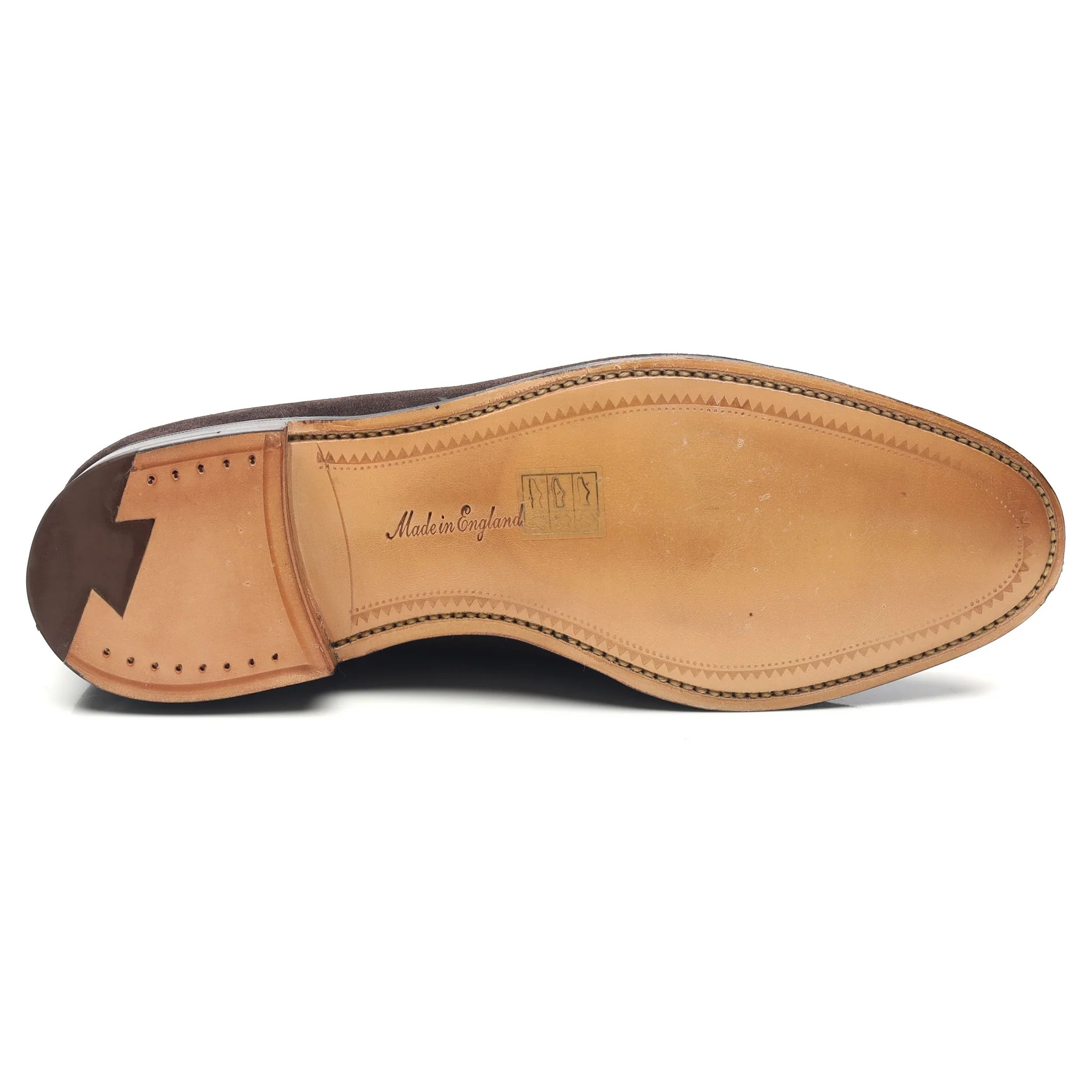 'Ebury' Dark Brown Suede Loafers UK 7.5 F - Image 11