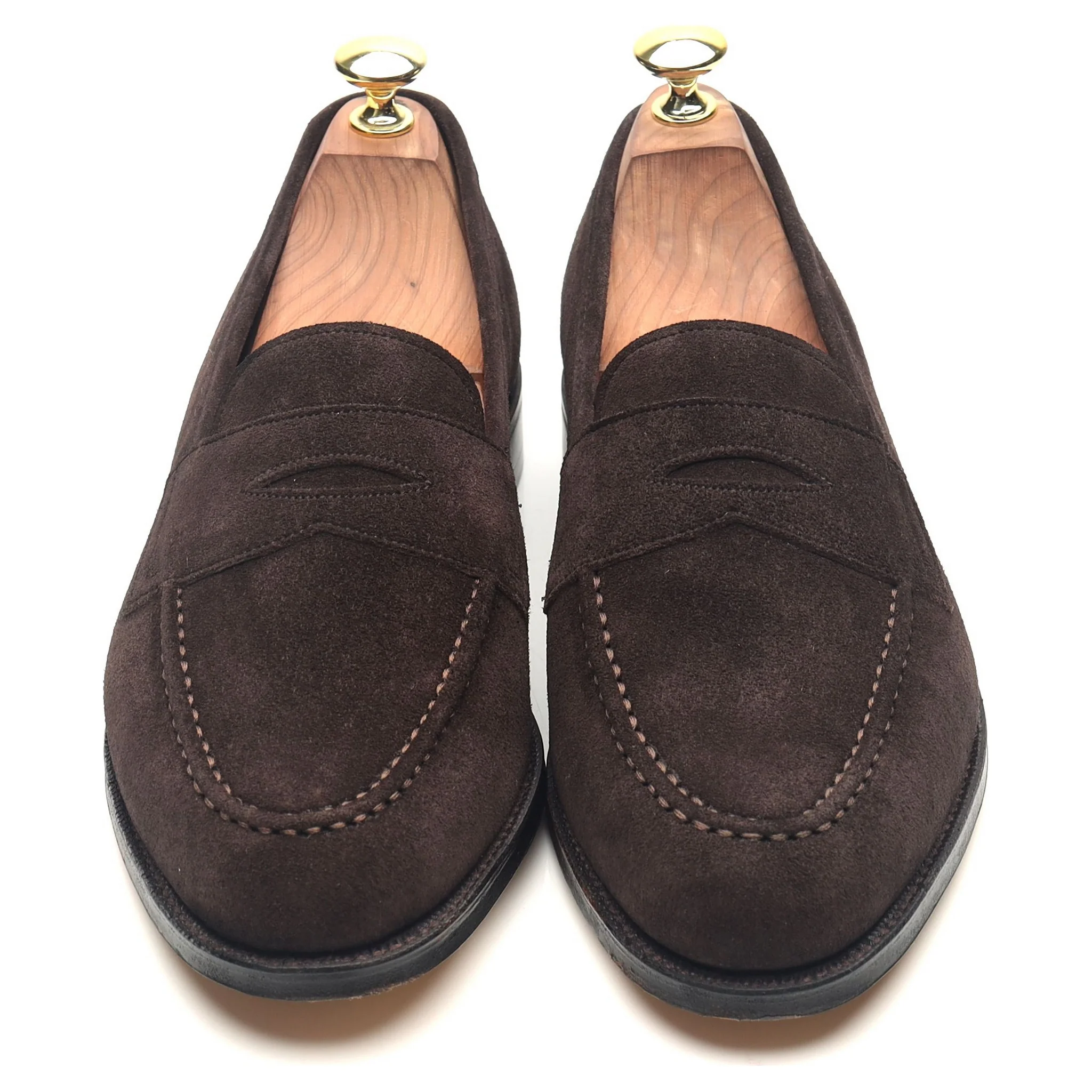 'Ebury' Dark Brown Suede Loafers UK 7.5 F - Image 9