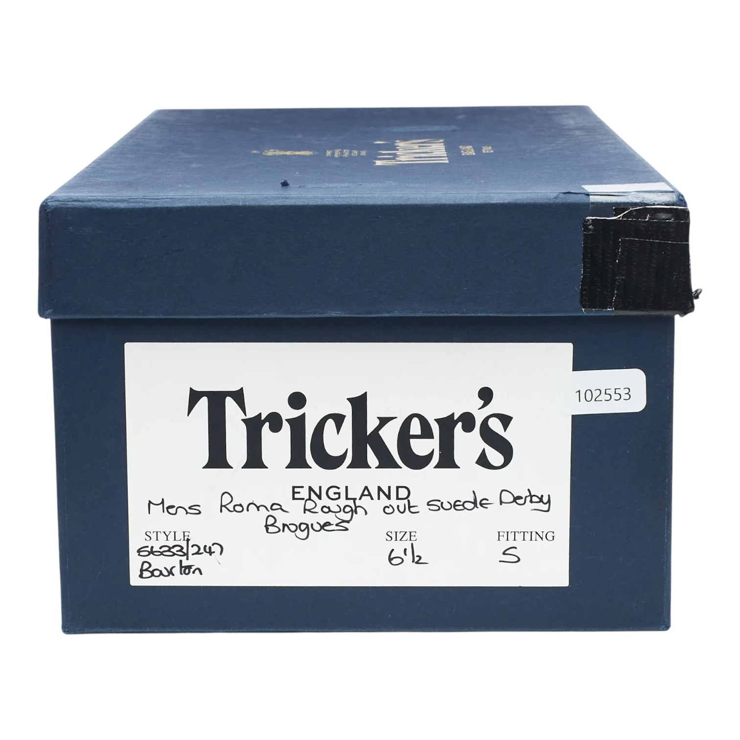 'Bourton' Sand Suede Derby Brogues UK 6.5 - Image 8