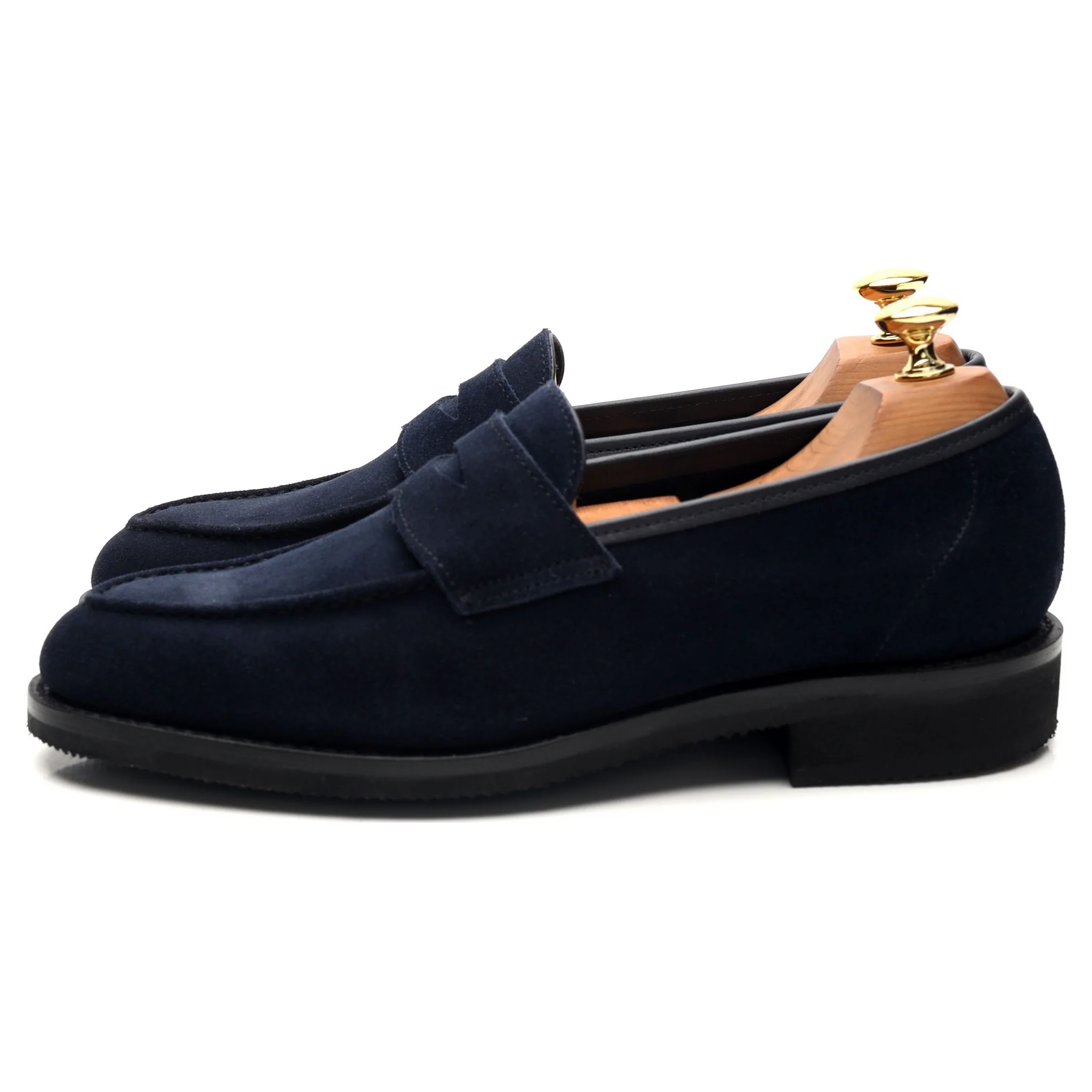 'Bradley 2' Navy Blue Suede Loafer UK 6 - 11.5 - Image 3