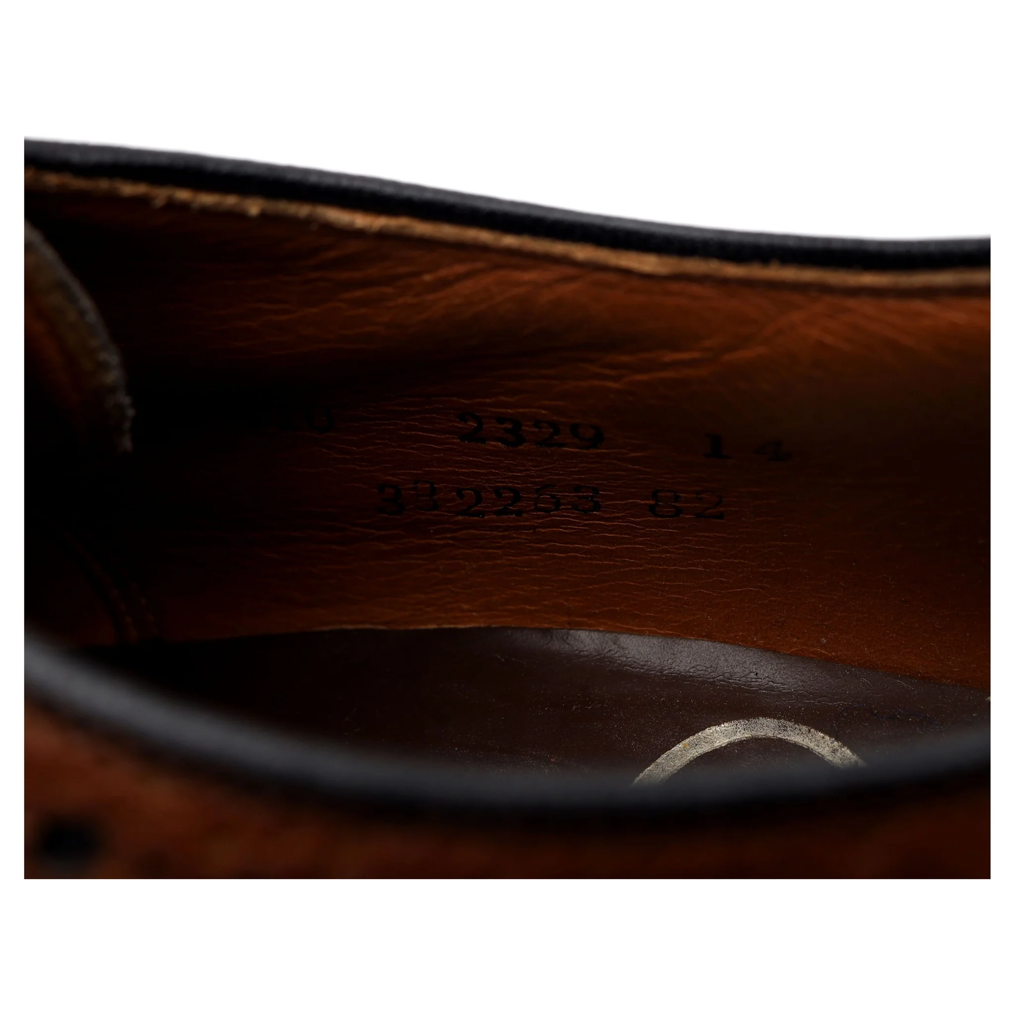 Brown Grain Bison Leather Derby Brogues UK 8.5 US 9.5 D - Image 6