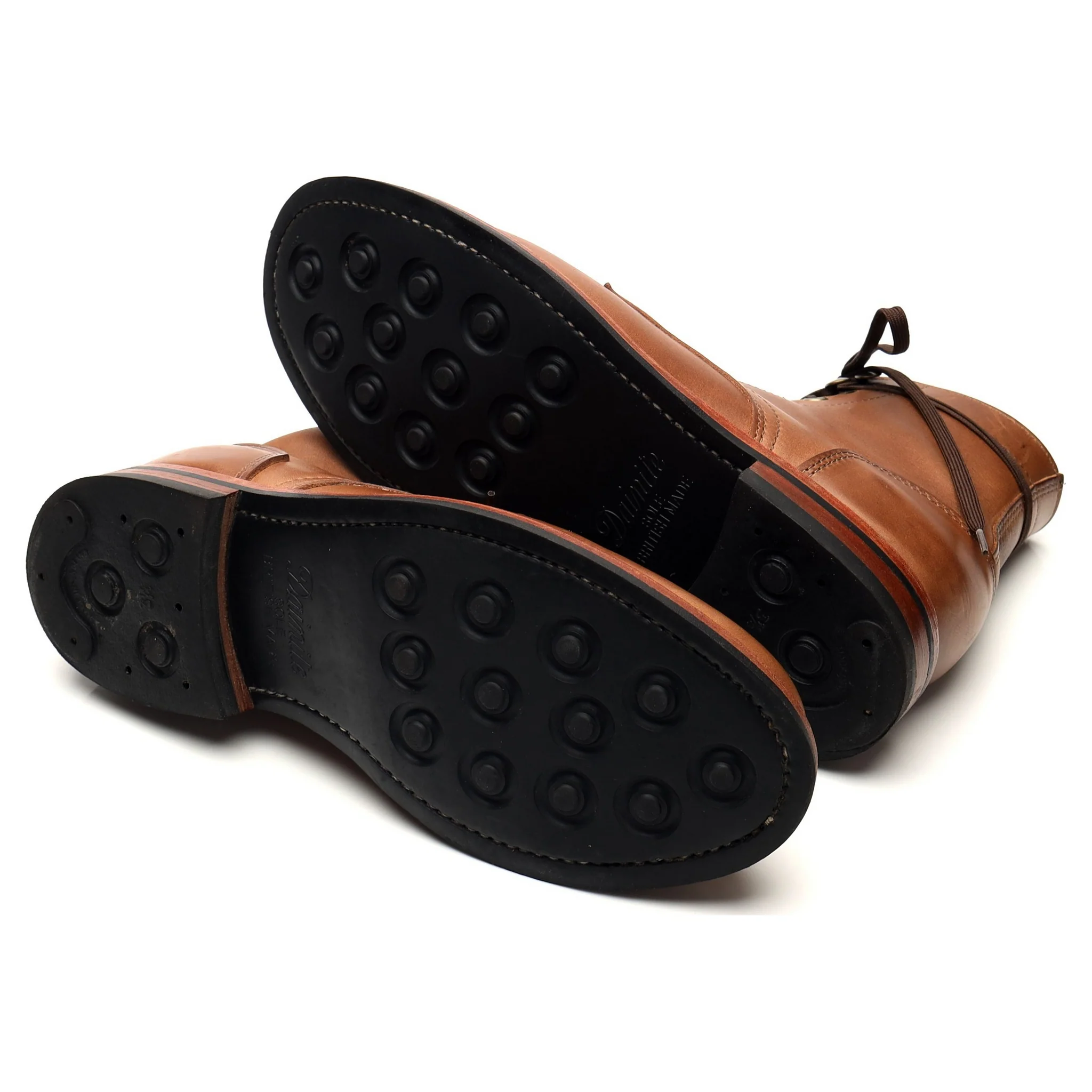 Brown Leather Trench Boots UK 7.5 US 8 - Image 5