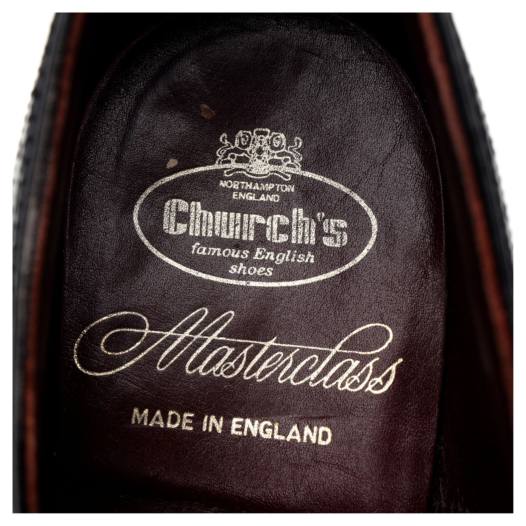 Masterclass 'Brunel' Black Leather Oxford Brogues UK 6.5 F - Image 12