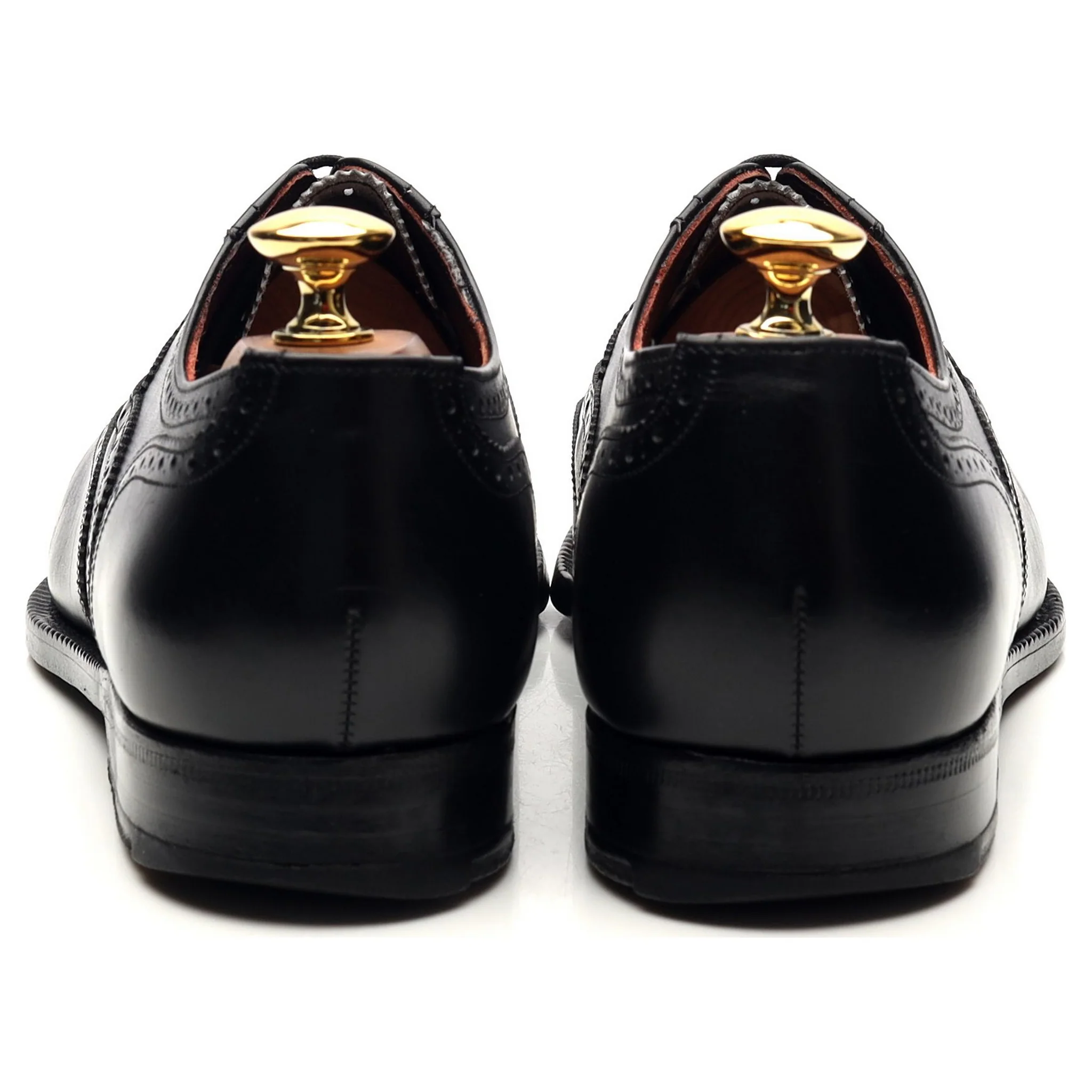 Masterclass 'Brunel' Black Leather Oxford Brogues UK 6.5 F - Image 4