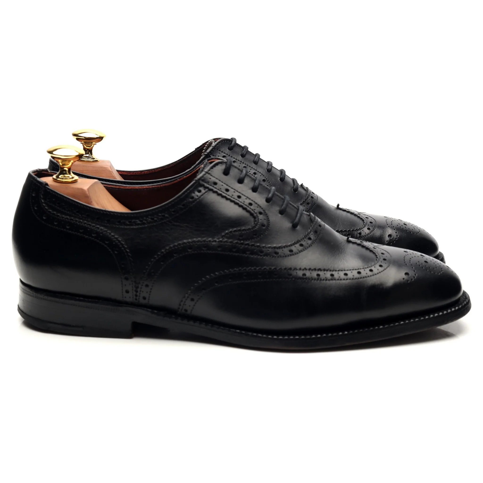 Masterclass 'Brunel' Black Leather Oxford Brogues UK 6.5 F - Image 6
