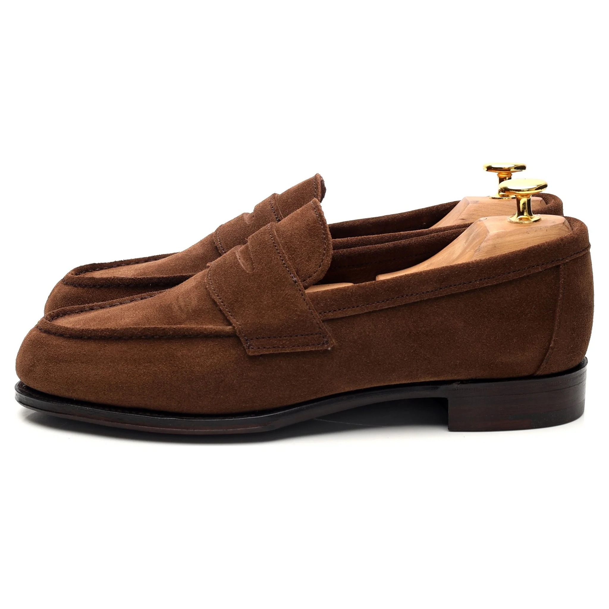 'Cannes' Brown Suede Split Toe Loafer UK 6 E - Image 3