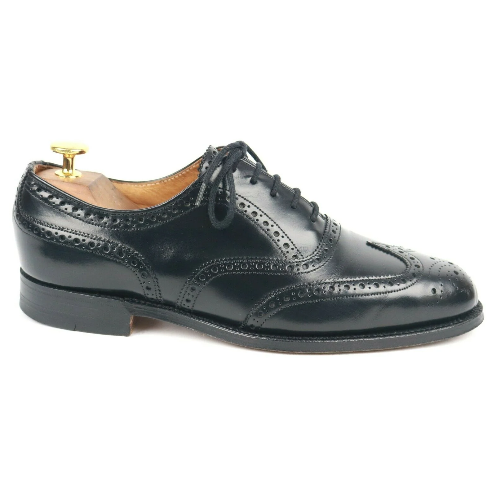 Jones 'Taber' Black Leather Brogues UK 6 F - Image 7