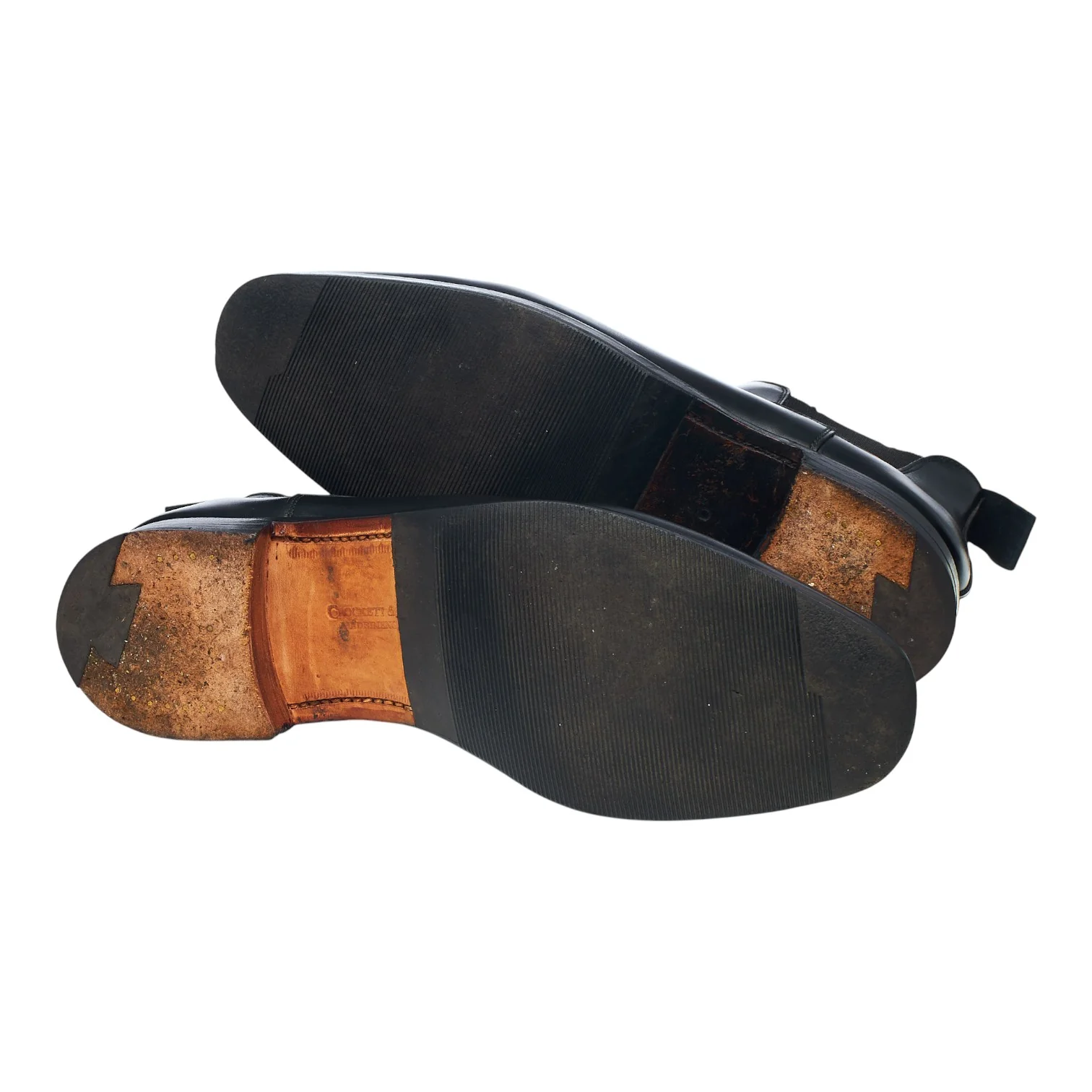 'Chelsea 3' Black Leather Chelsea Boots UK 6 E - Image 5