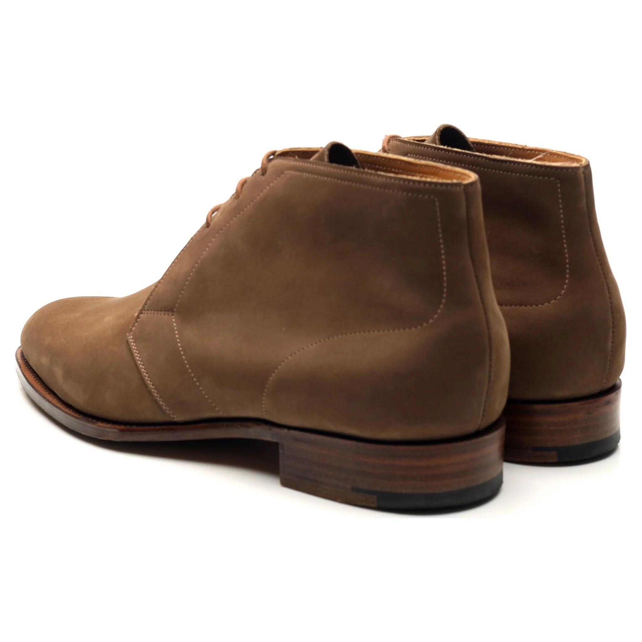'Cherwell' Brown Nubuck Chukka Boots UK 6 F - Image 3