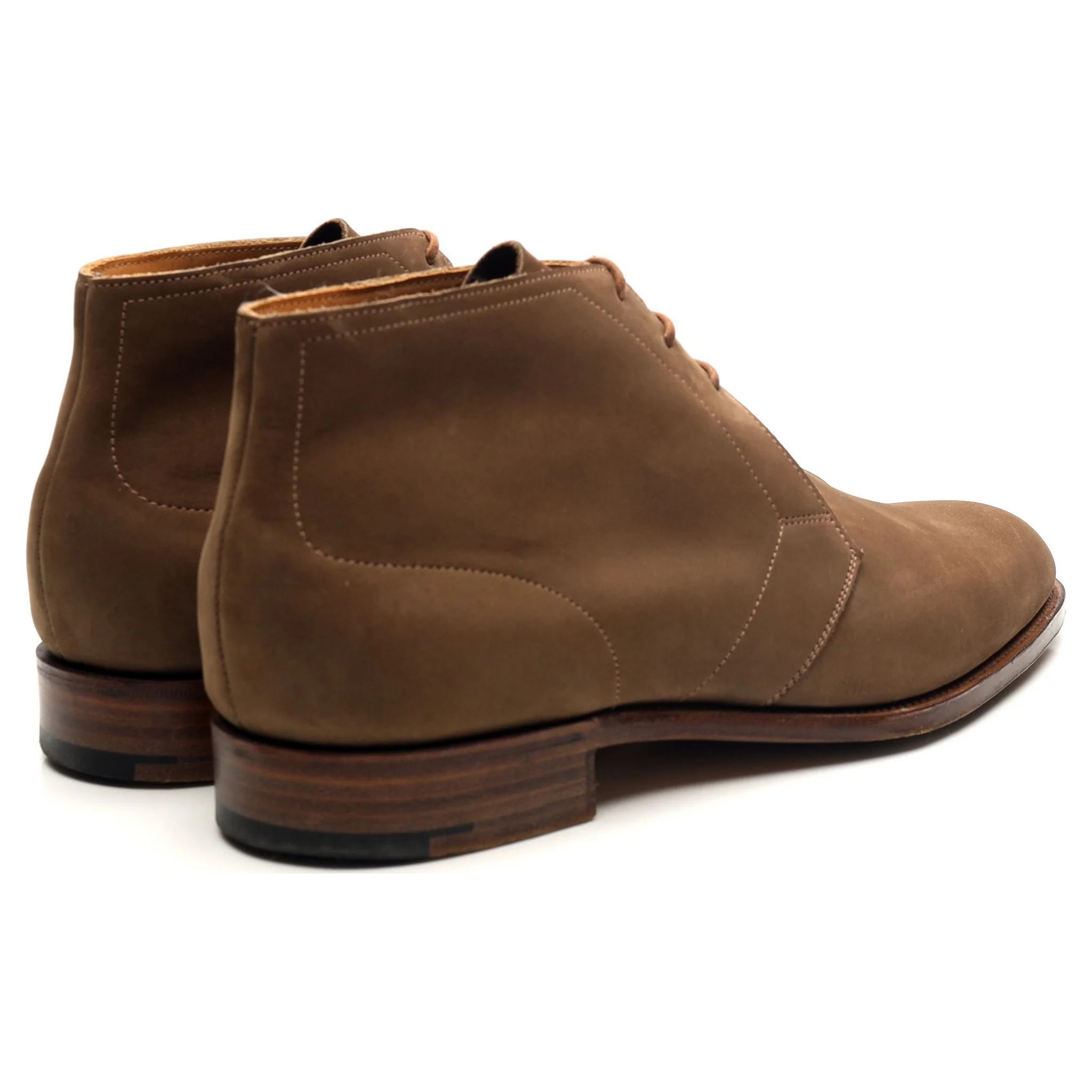 'Cherwell' Brown Nubuck Chukka Boots UK 6 F - Image 5
