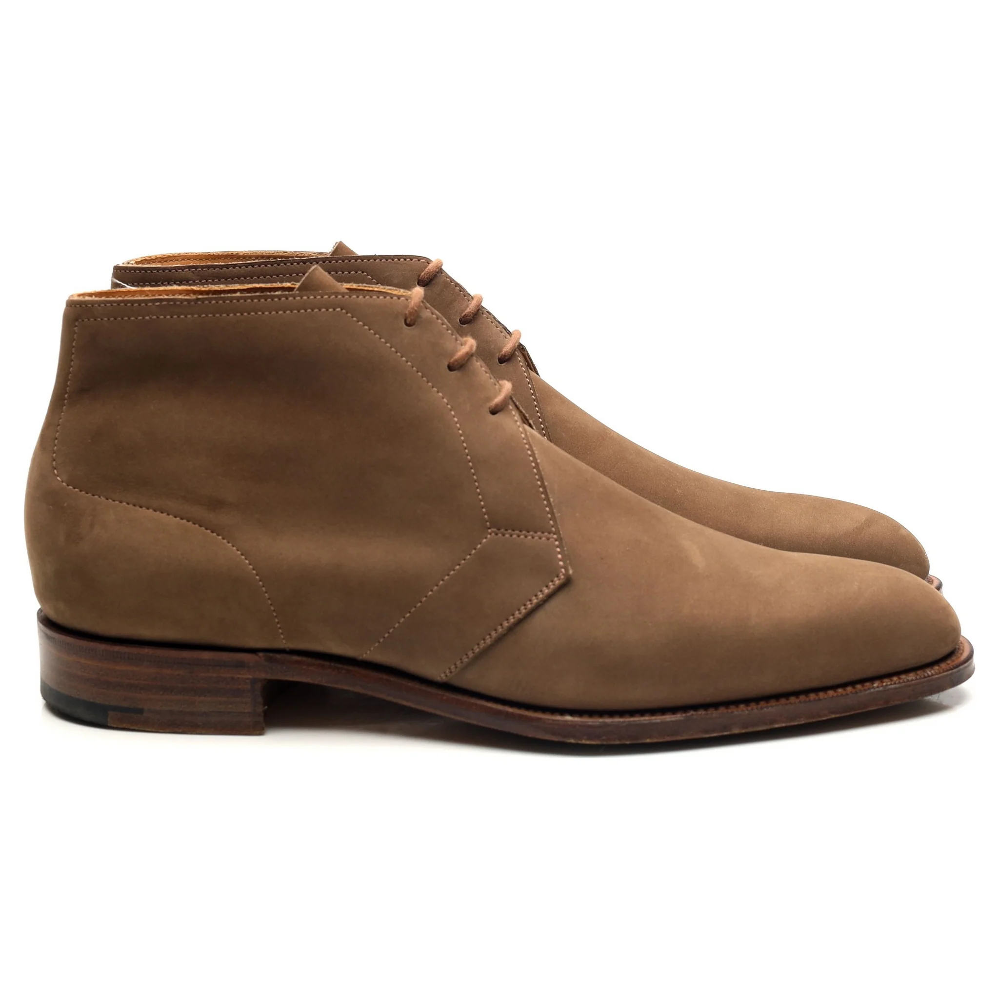 'Cherwell' Brown Nubuck Chukka Boots UK 6 F - Image 6