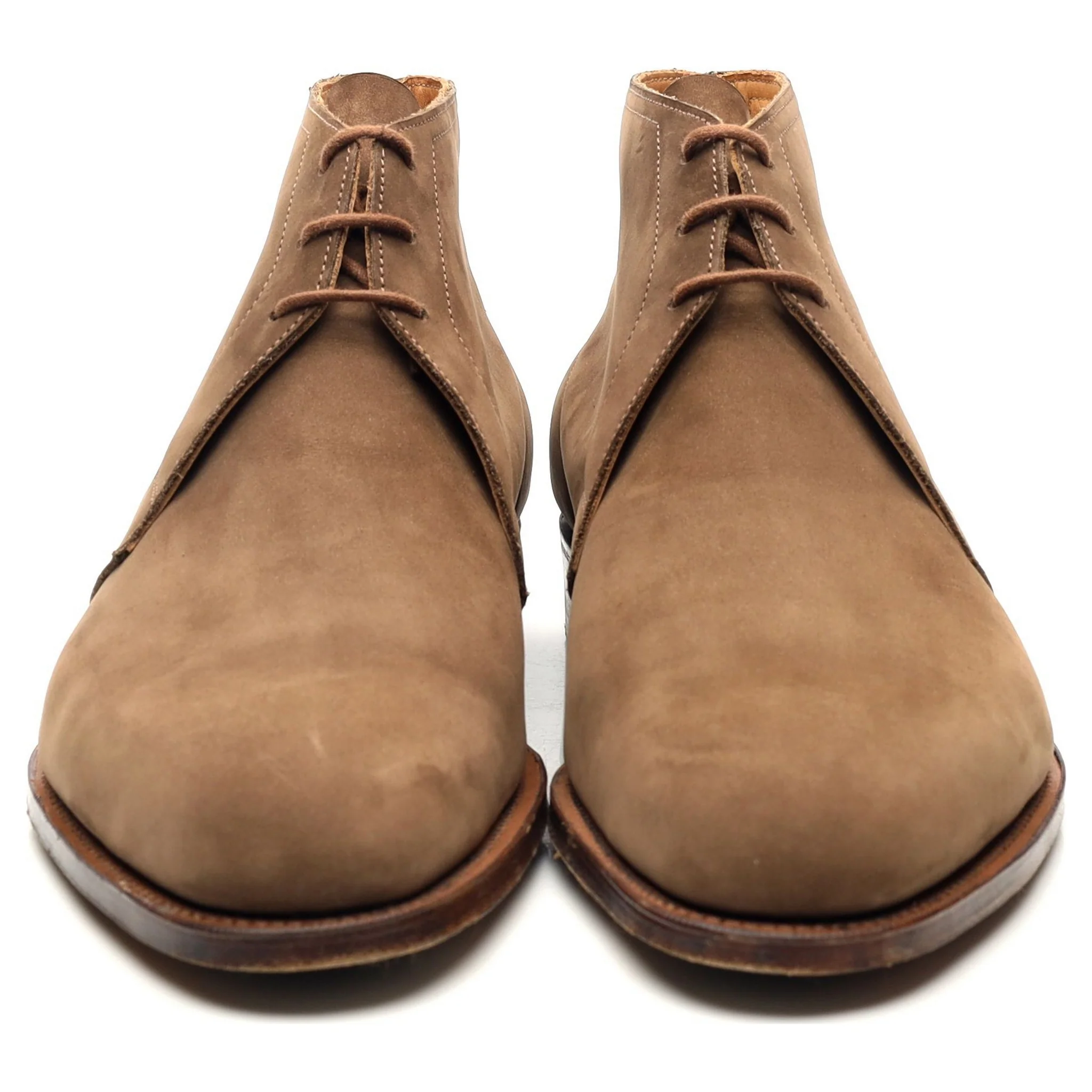 'Cherwell' Brown Nubuck Chukka Boots UK 6 F - Image 8