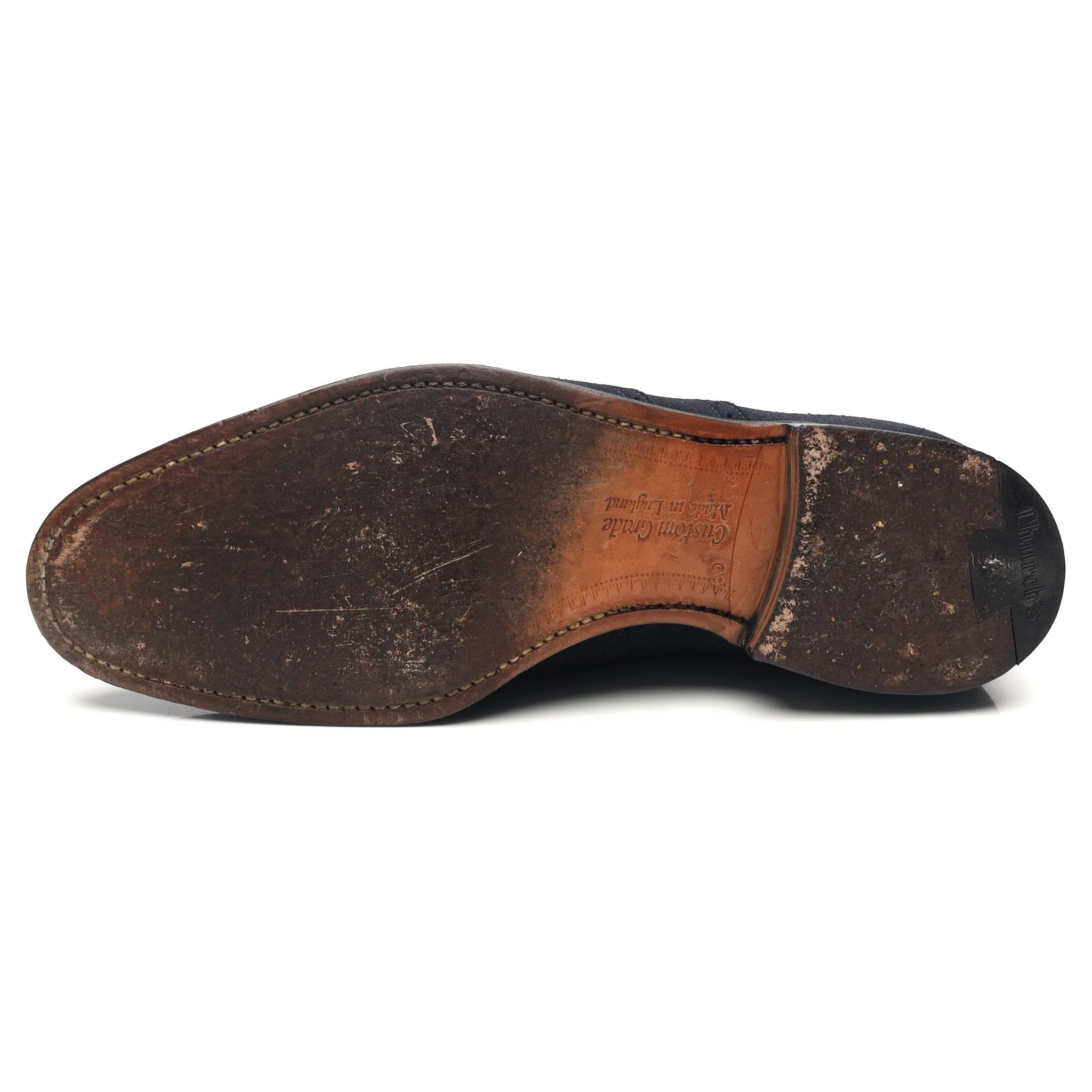 'Berlin' Navy Blue Suede Brogues UK 6 G - Image 10