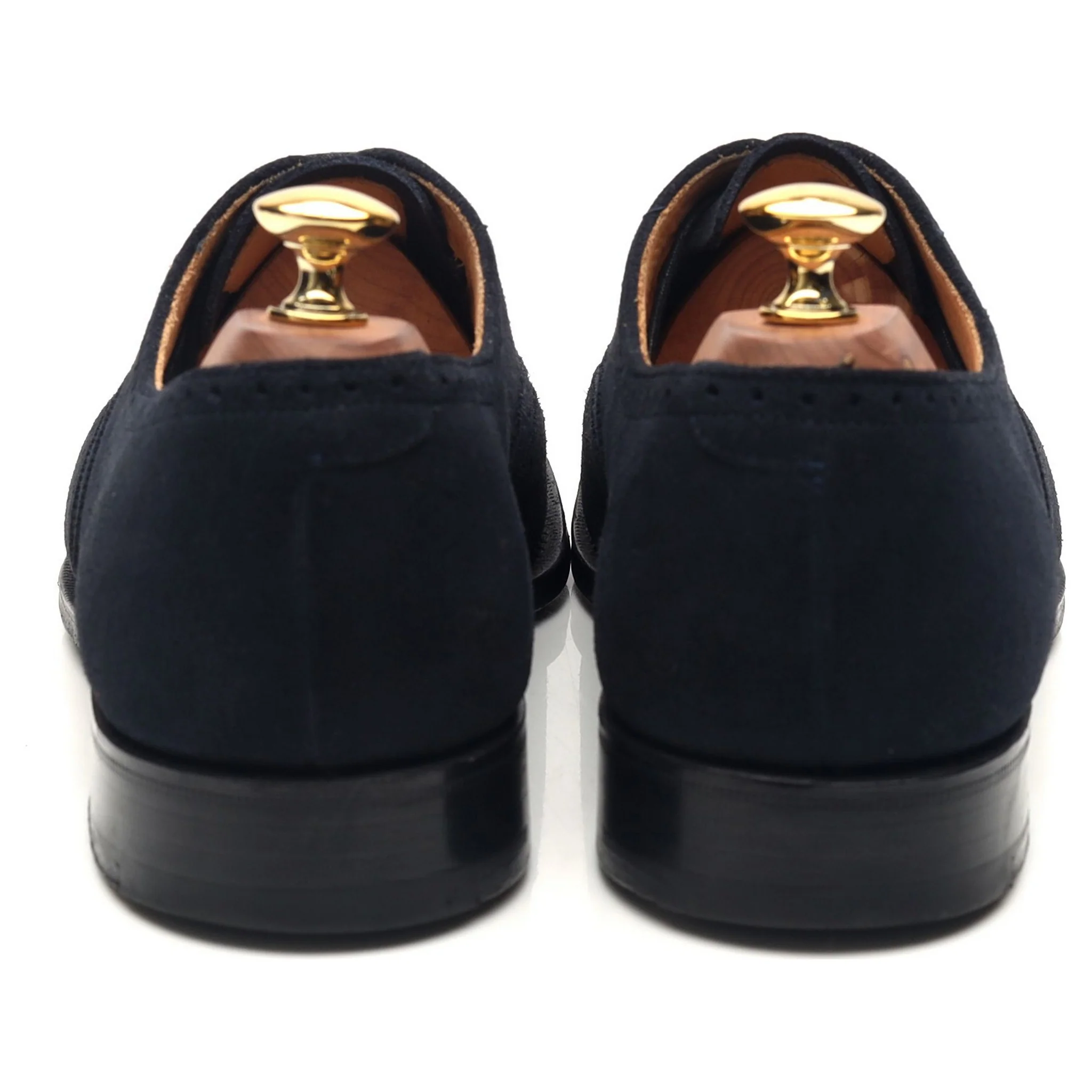 'Berlin' Navy Blue Suede Brogues UK 6 G - Image 4