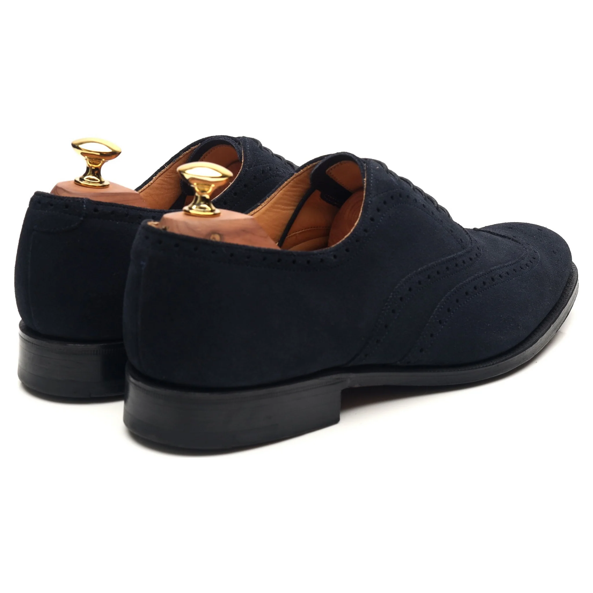 'Berlin' Navy Blue Suede Brogues UK 6 G - Image 5