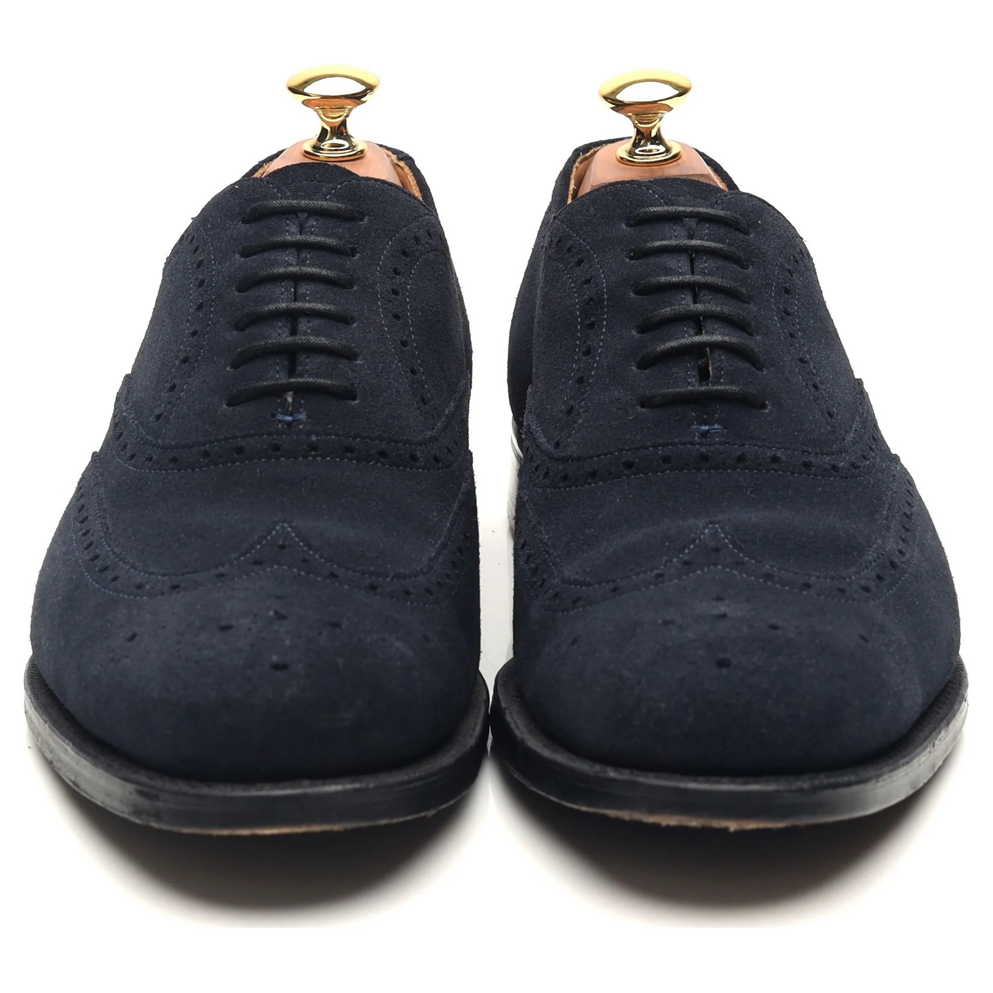 'Berlin' Navy Blue Suede Brogues UK 6 G - Image 8