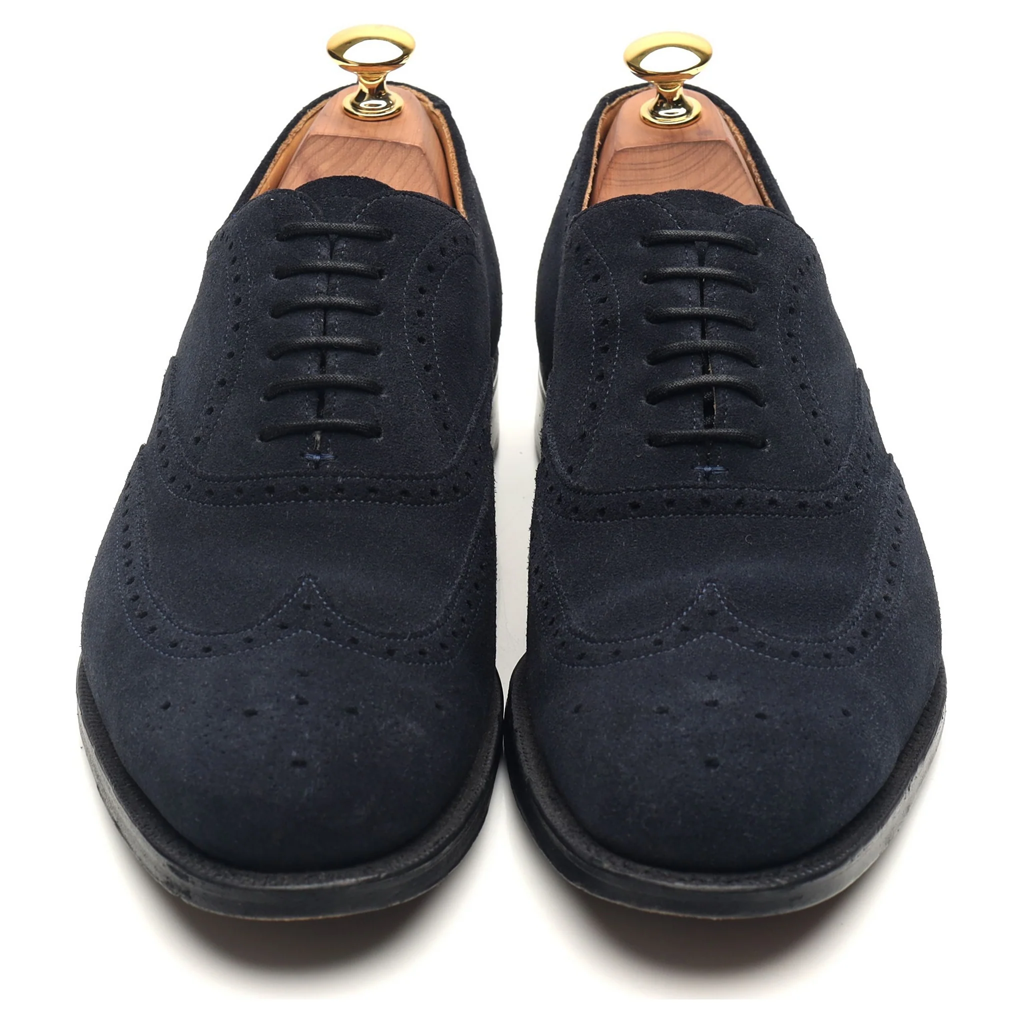 'Berlin' Navy Blue Suede Brogues UK 6 G - Image 9