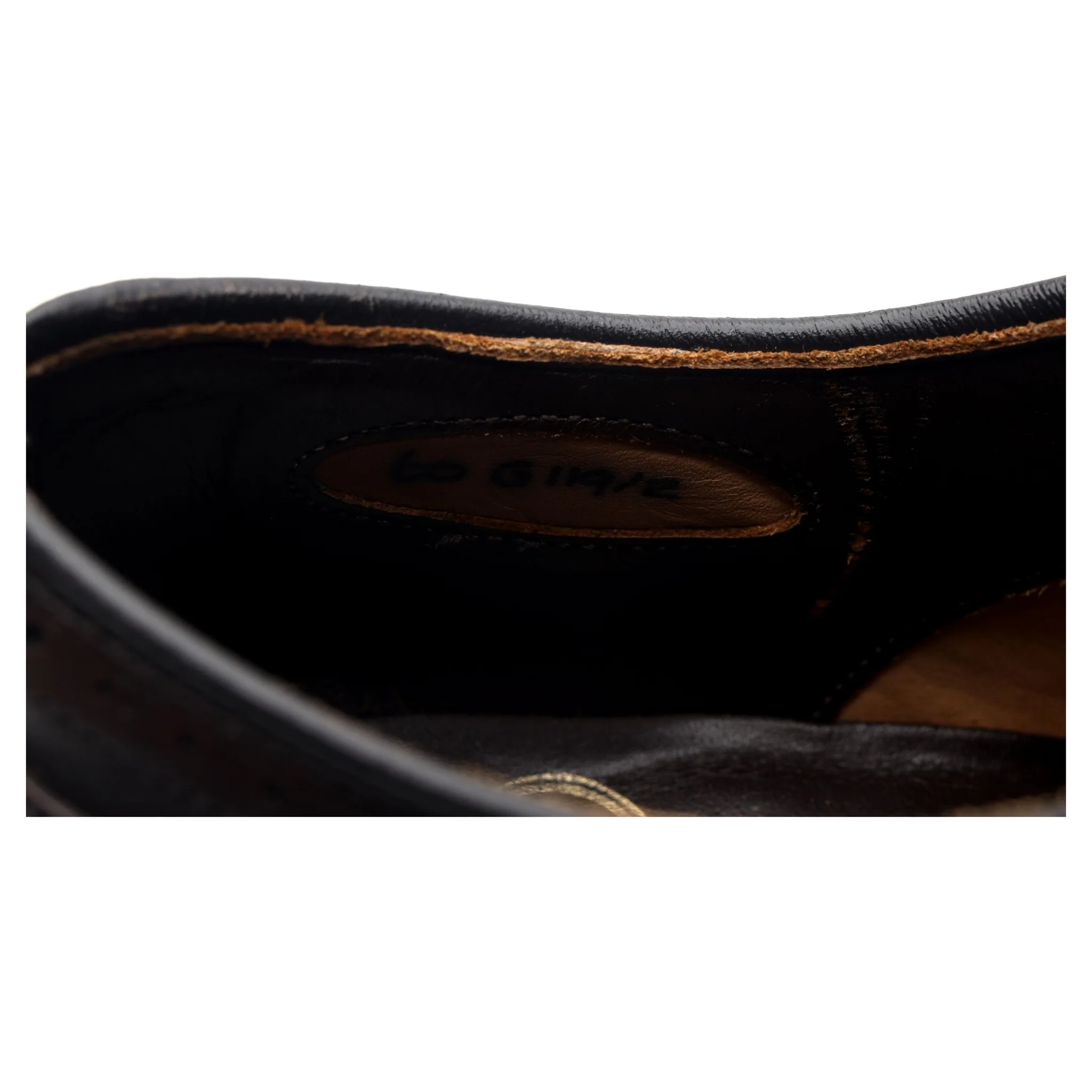 Dark Brown Leather Brogues UK 6 G - Image 13