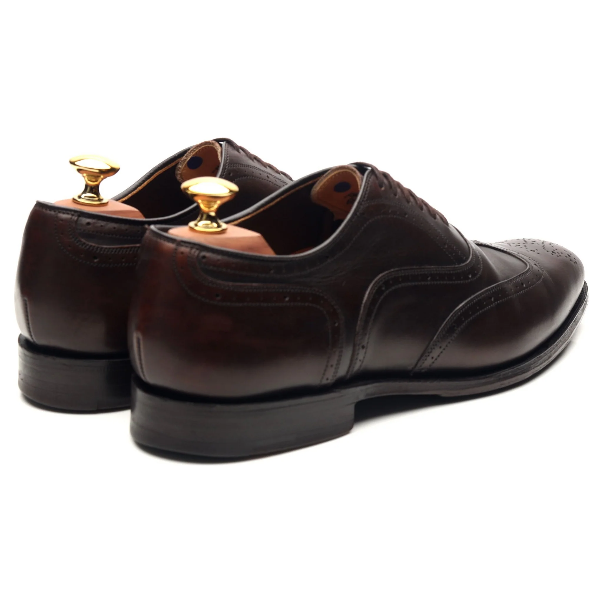 Dark Brown Leather Brogues UK 6 G - Image 5