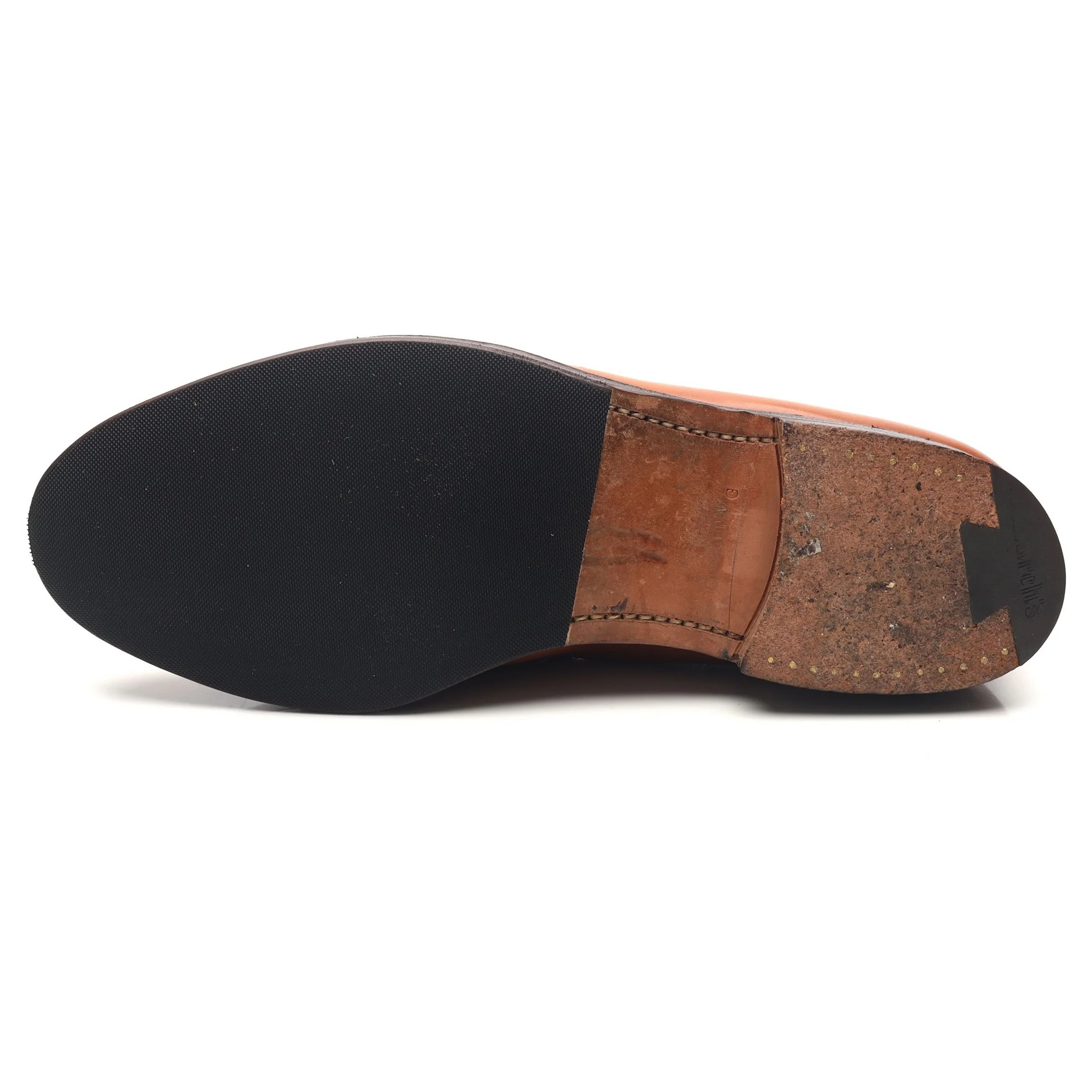 'Darwin' Tan Brown Leather Loafers UK 9 G - Image 10