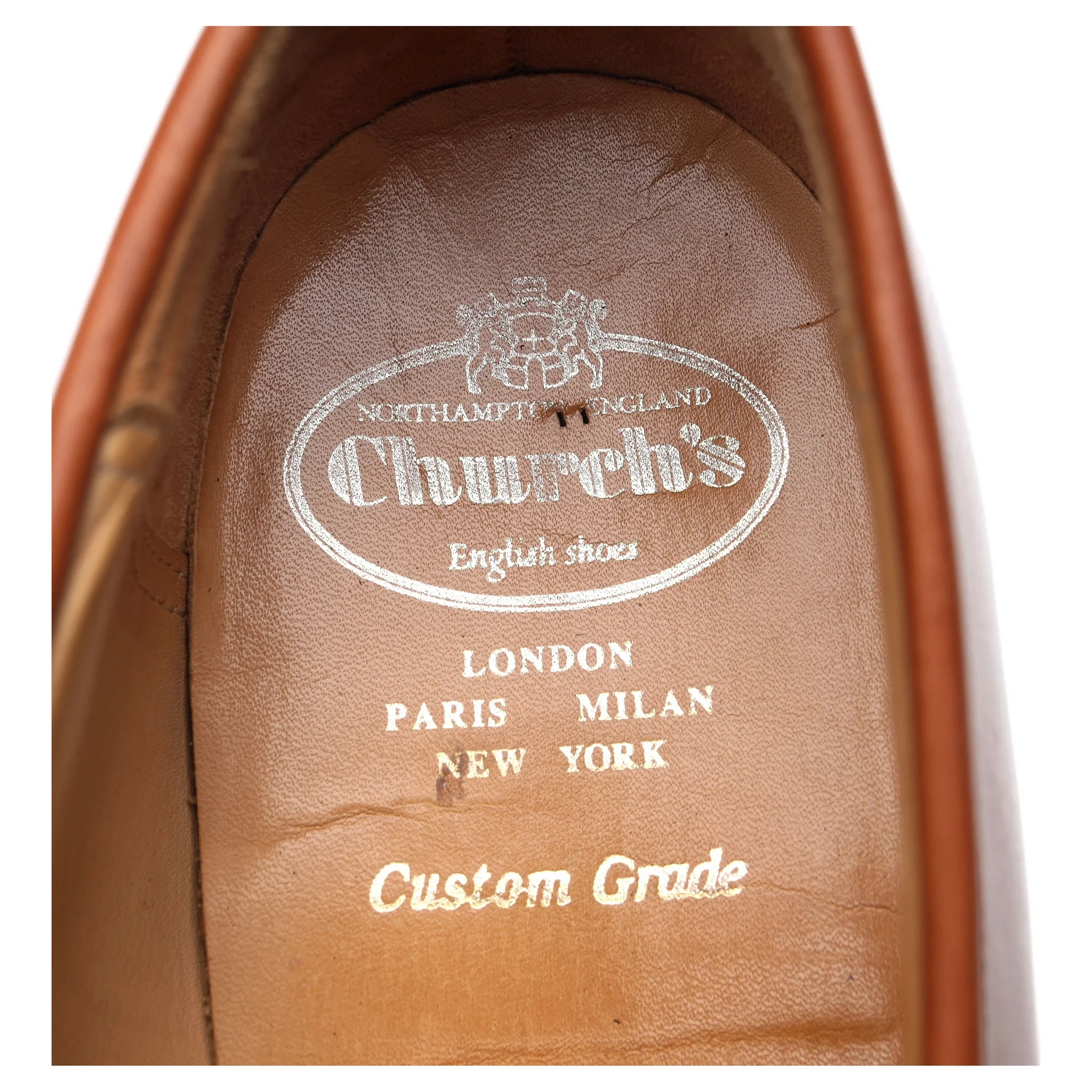 'Darwin' Tan Brown Leather Loafers UK 9 G - Image 12