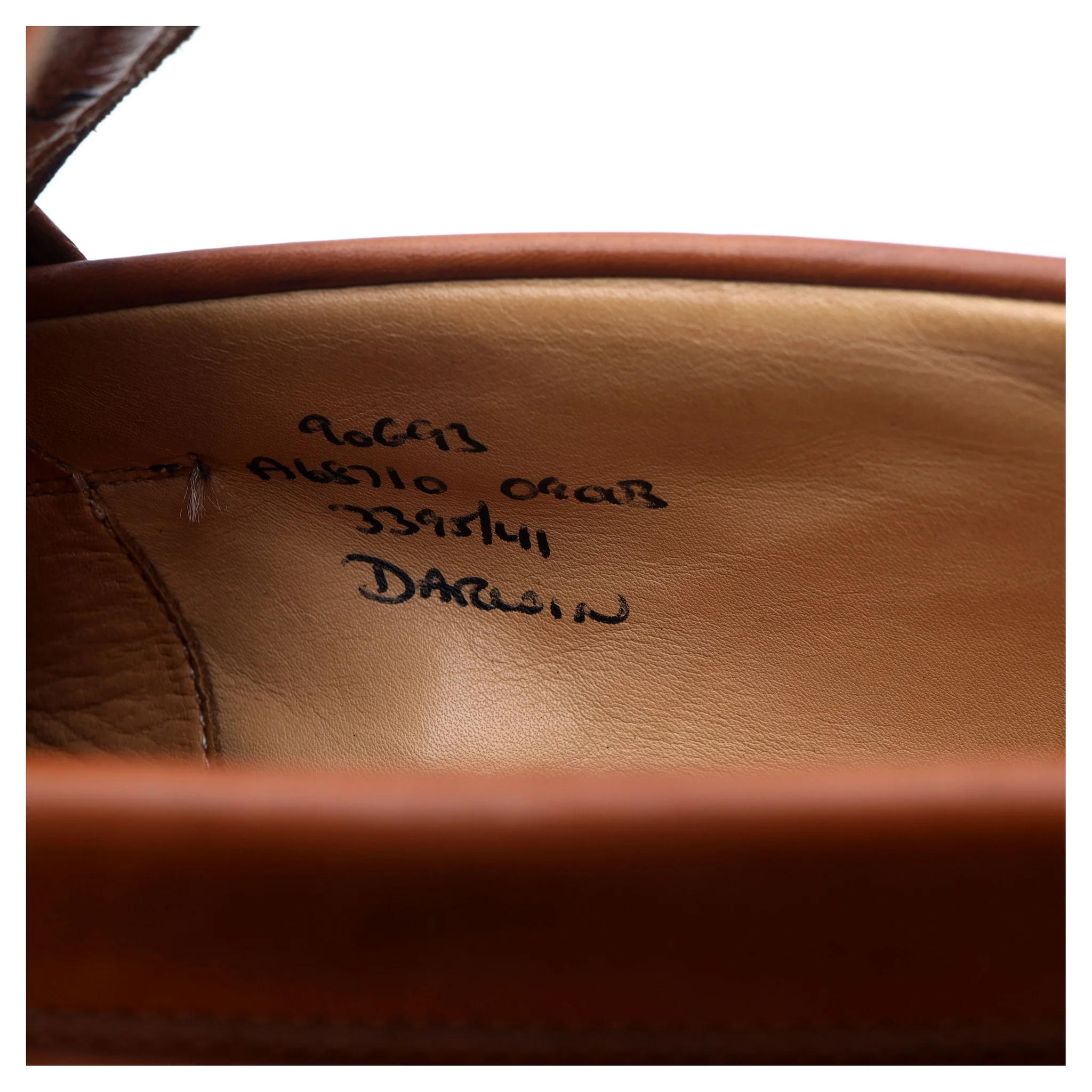'Darwin' Tan Brown Leather Loafers UK 9 G - Image 13