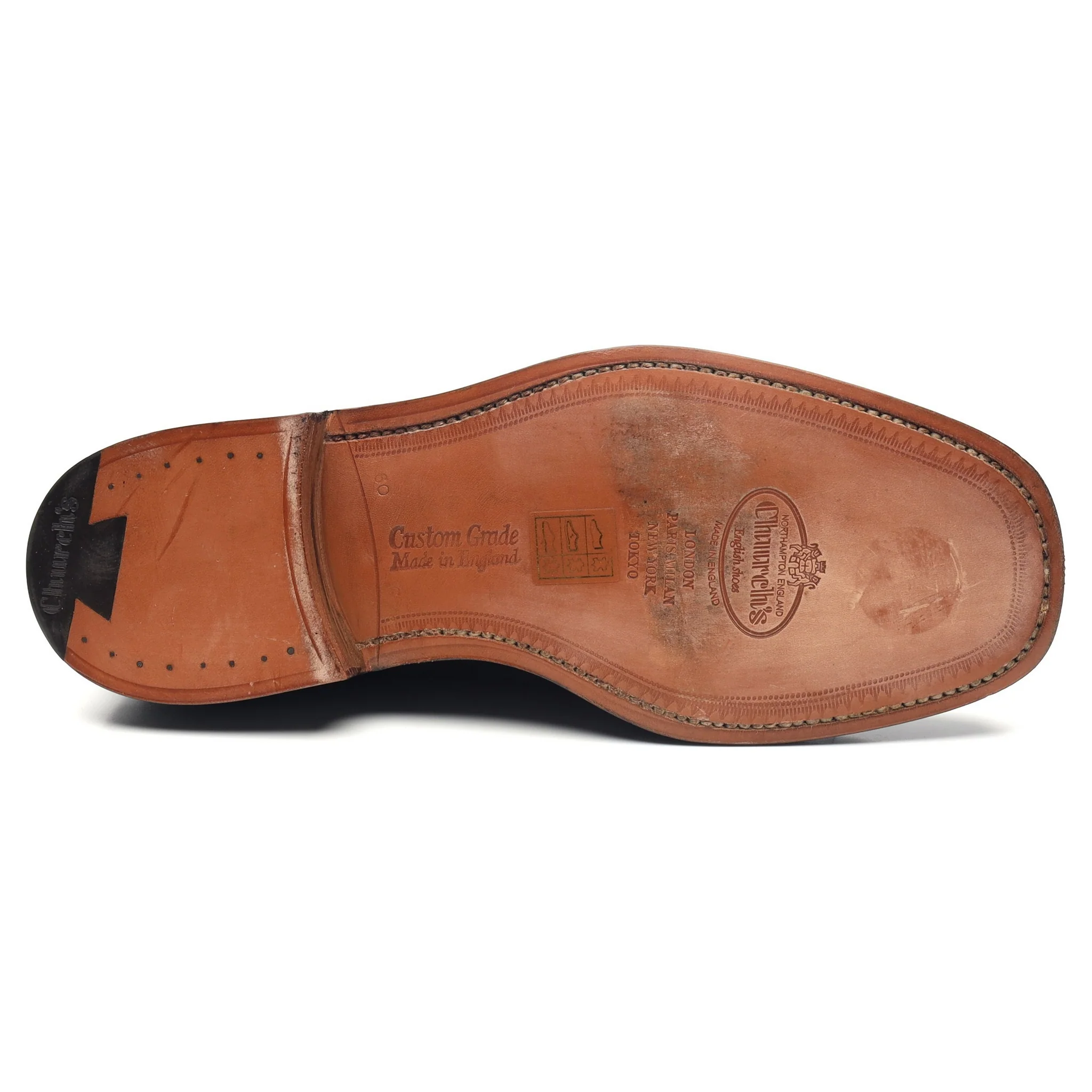 'Falmouth' Black Leather Oxford UK 6 G - Image 11